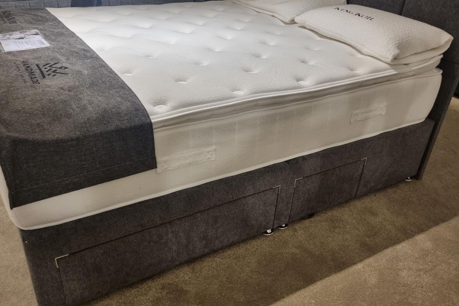 Adare 5 Star Bed Set - Mattress, Four Drawer Base & Headboard - Clearance Cork