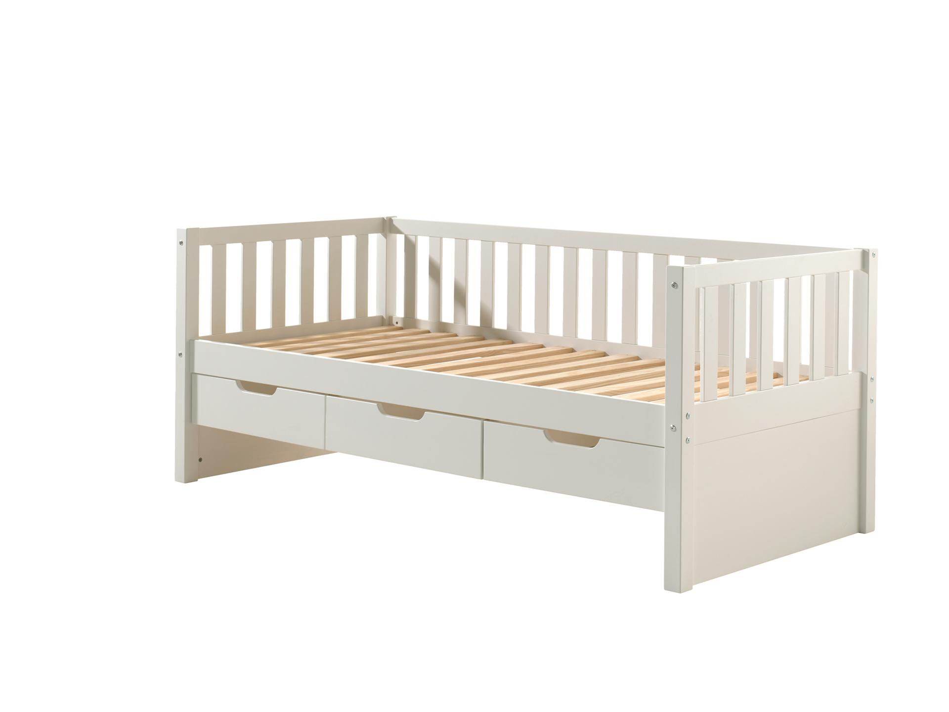 Zoe Captain Bed White