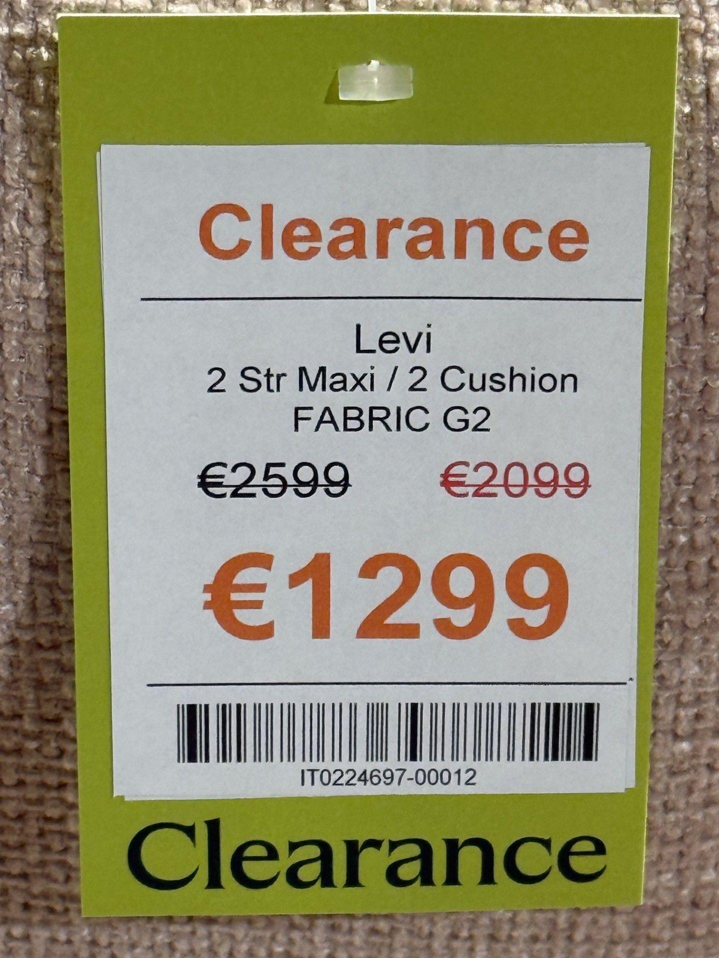 Levi 2 Seater Maxi Sofa - Clearance Cork