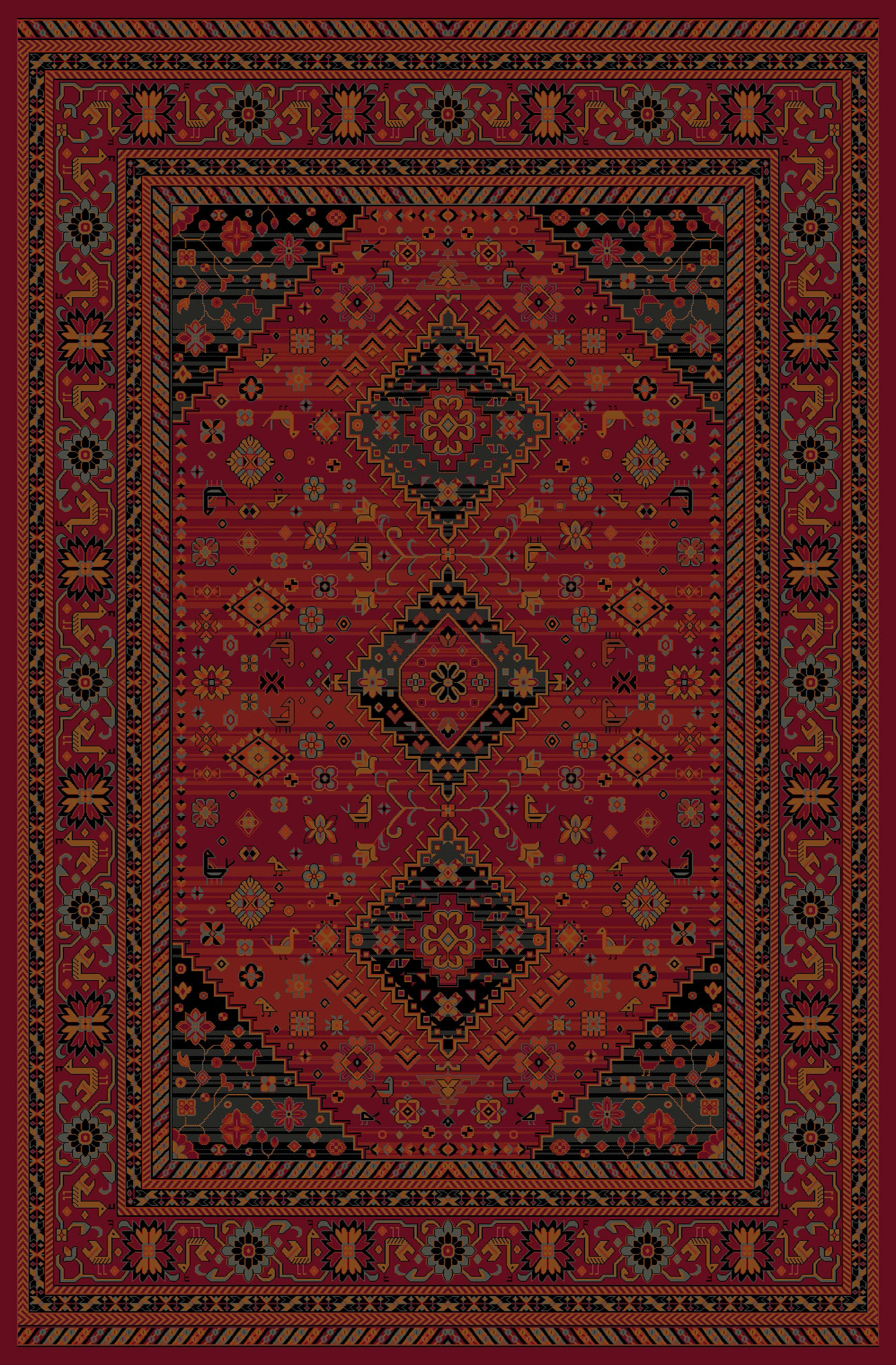 Kashqai Rug 4345 300