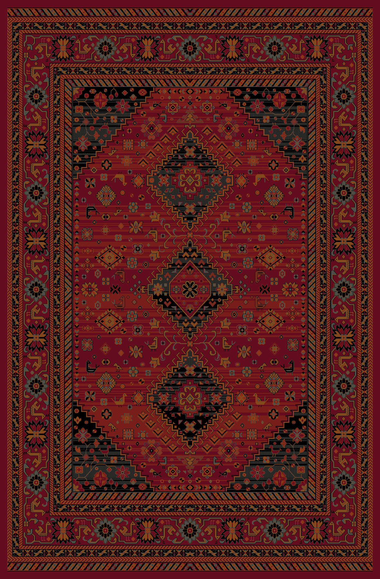 Kashqai Rug 4345 300