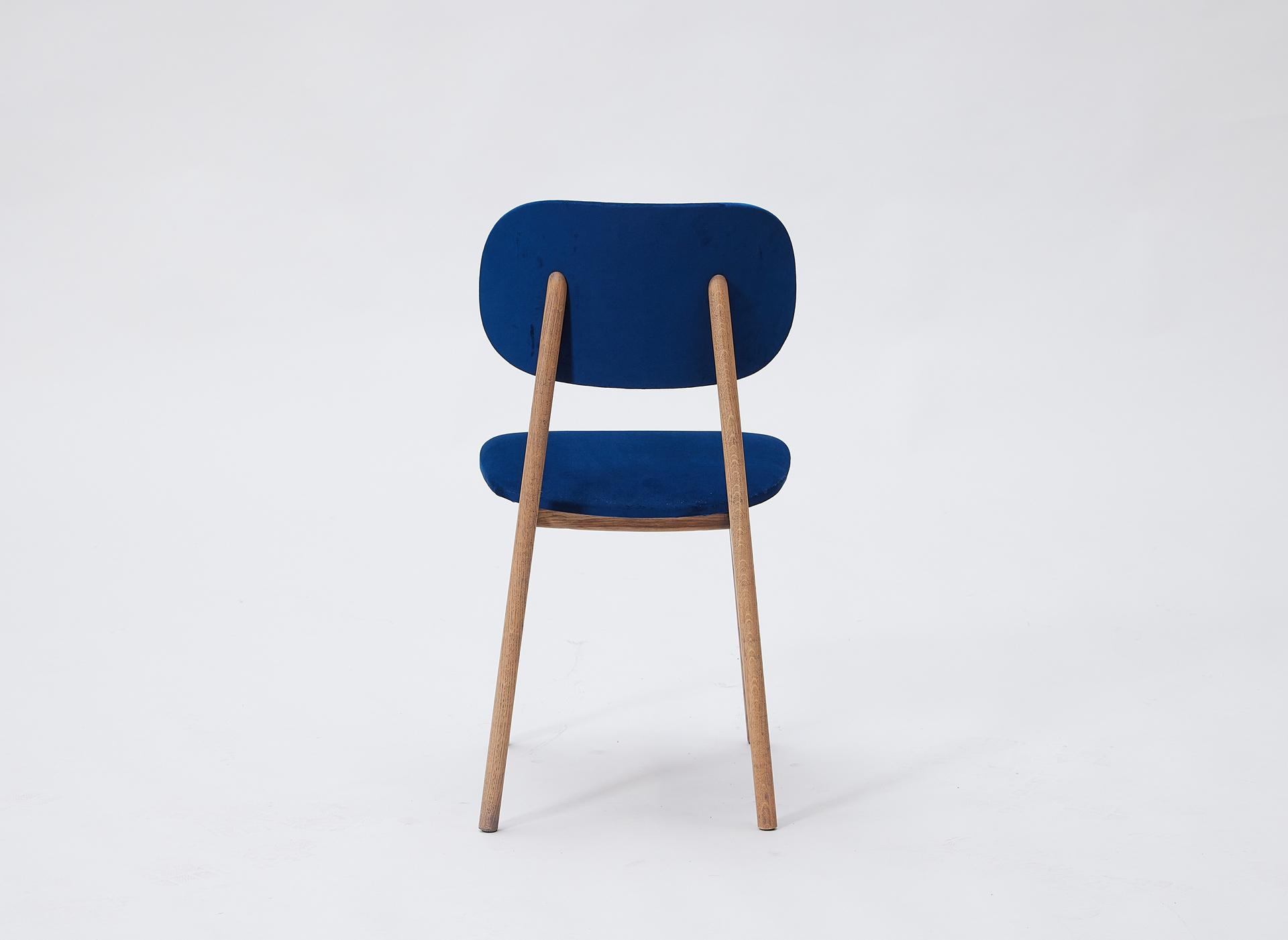 Hugo Marine Velvet Dining Chair