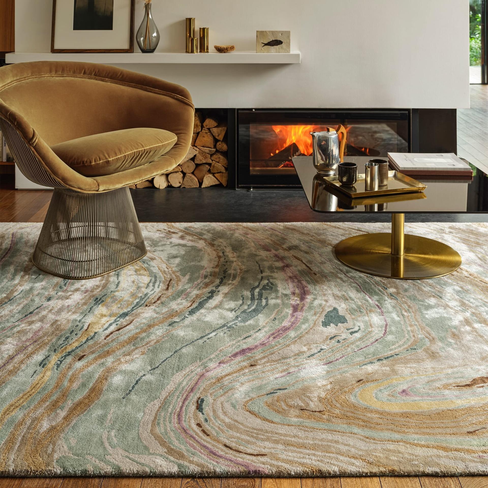 Tuscany Rug Abalone Marble