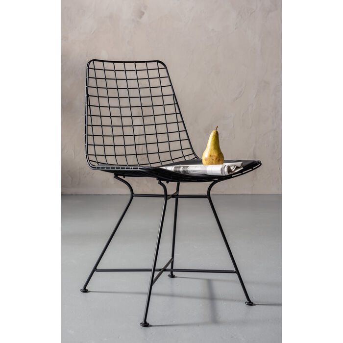 Black Grid Chair