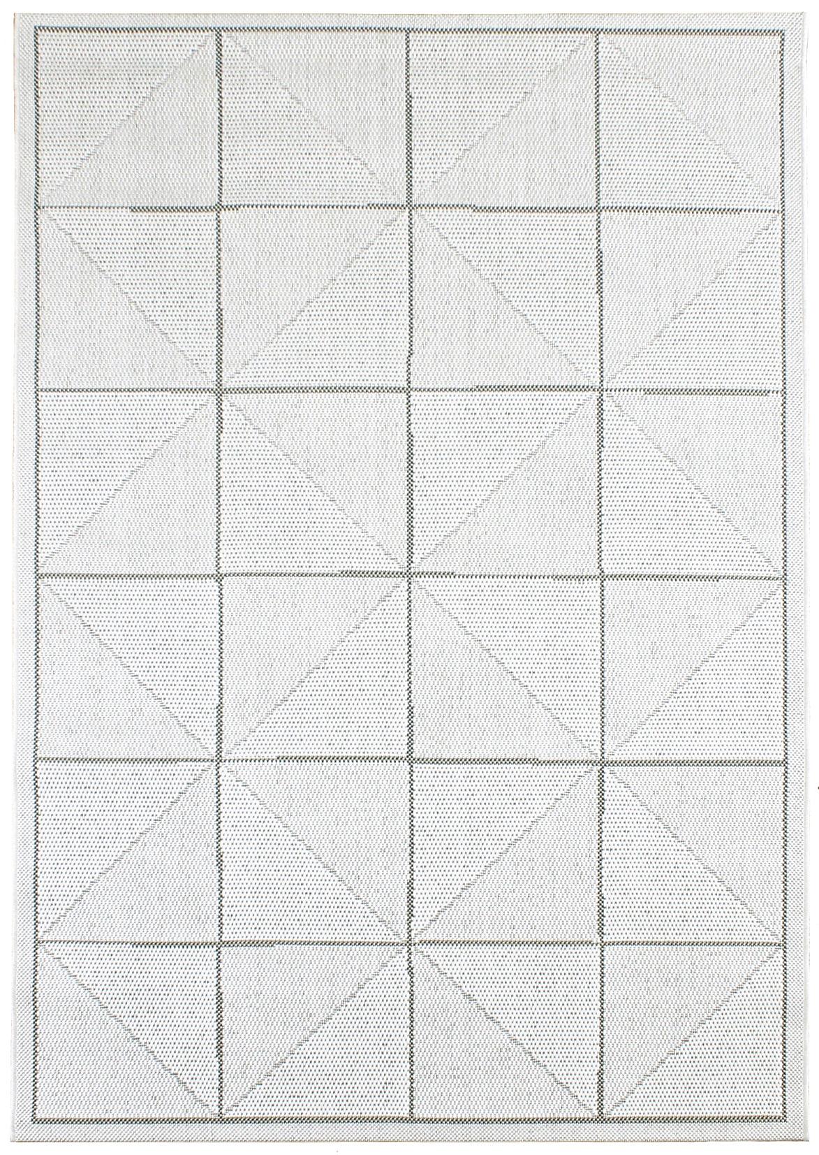 EL Ivory Check Rug 120x170cm