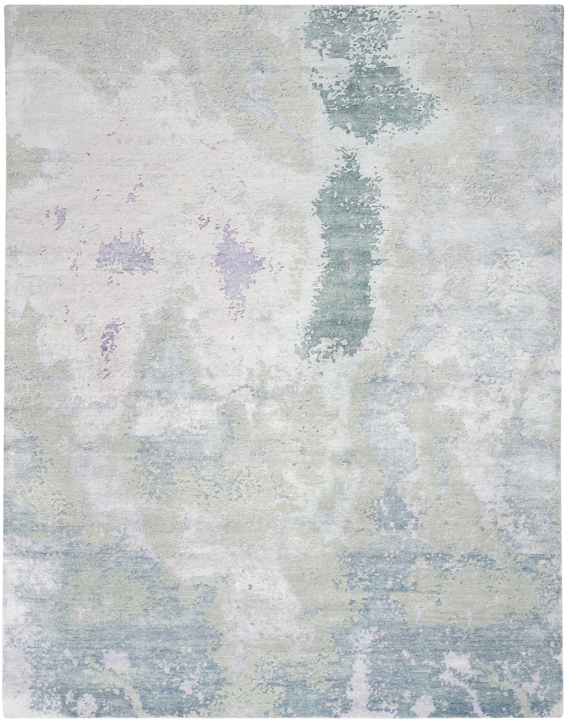 Silk Shadows SHA22 Blue Green Rug