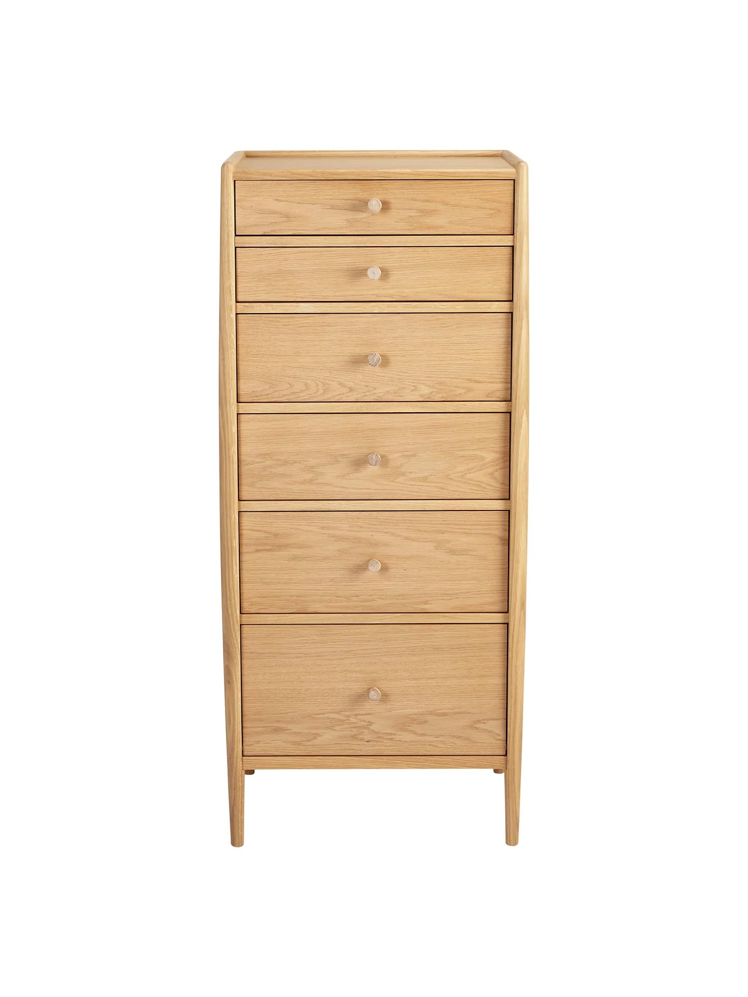Ercol Addington 6 Drawer Tall Chest