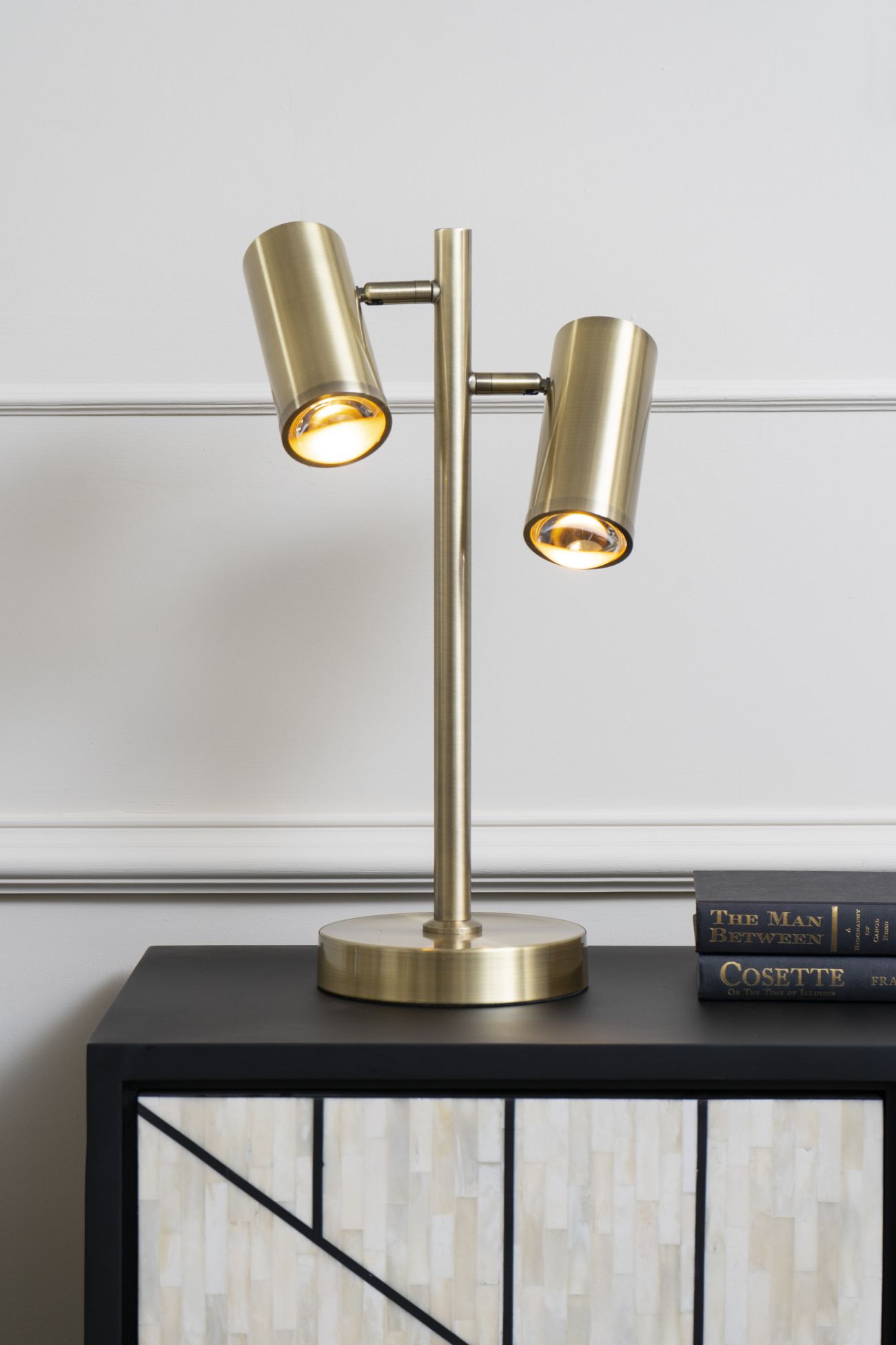 Stukeley Double Light Desk Lamp