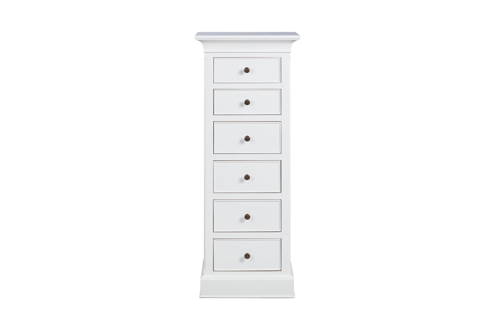 Pietra 6 Drawer Tall Chest Antique White