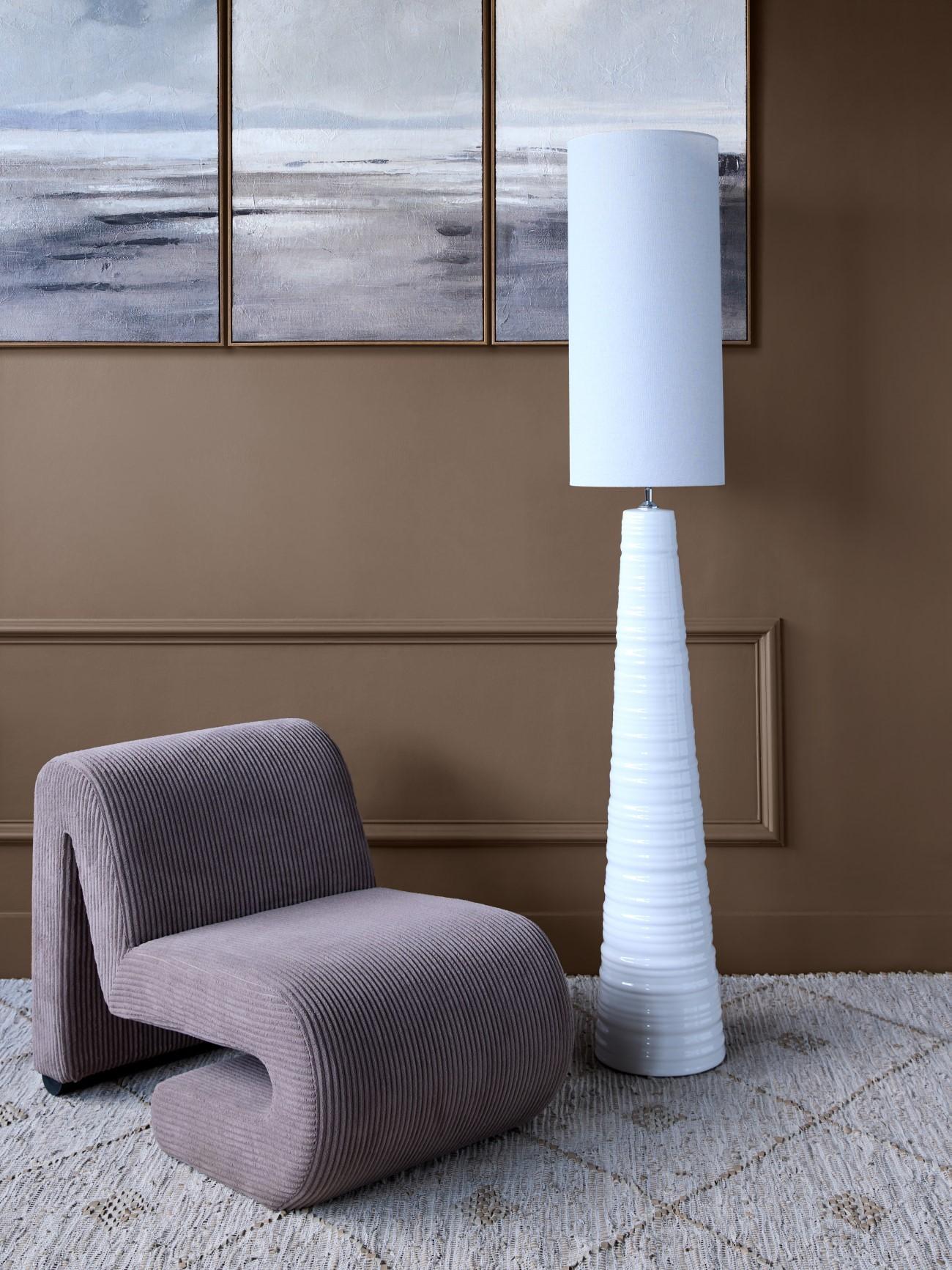 Silva White Floor Lamp