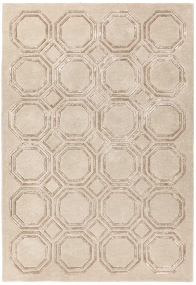 Nexus Rug Octagon Beige/Beige