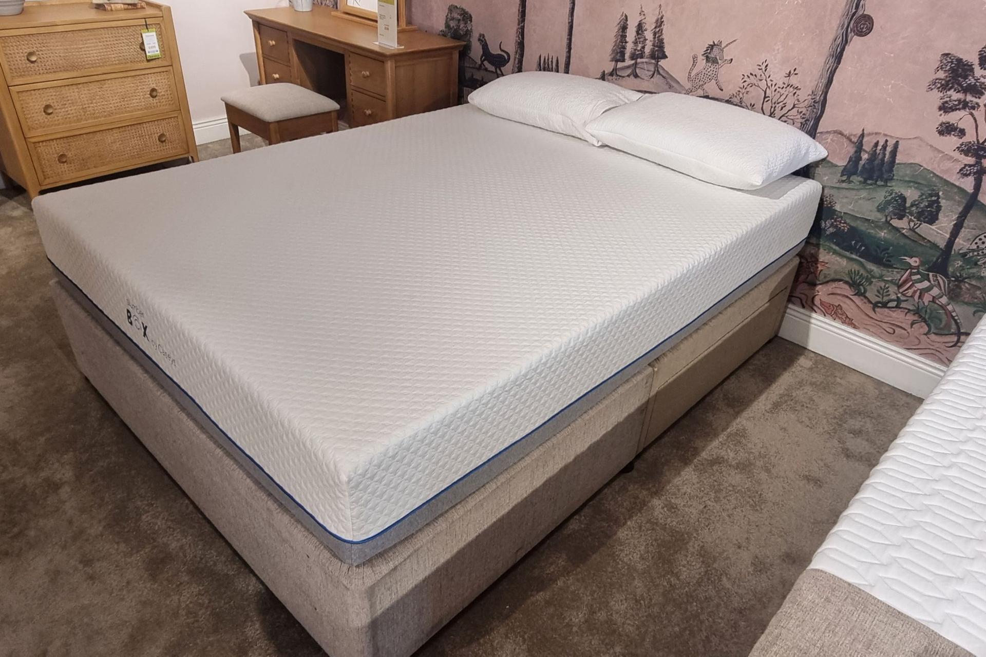 Slumberbox 5ft Mattress, Free Base with Mattress - Clearance Cork