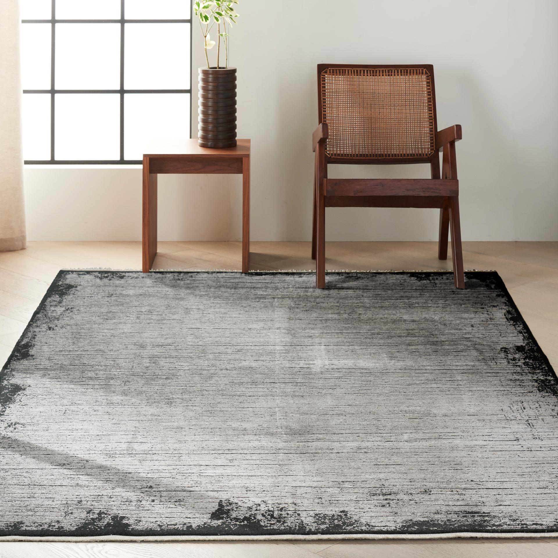 Calvin Klein Balian CK51 Grey Black Rug