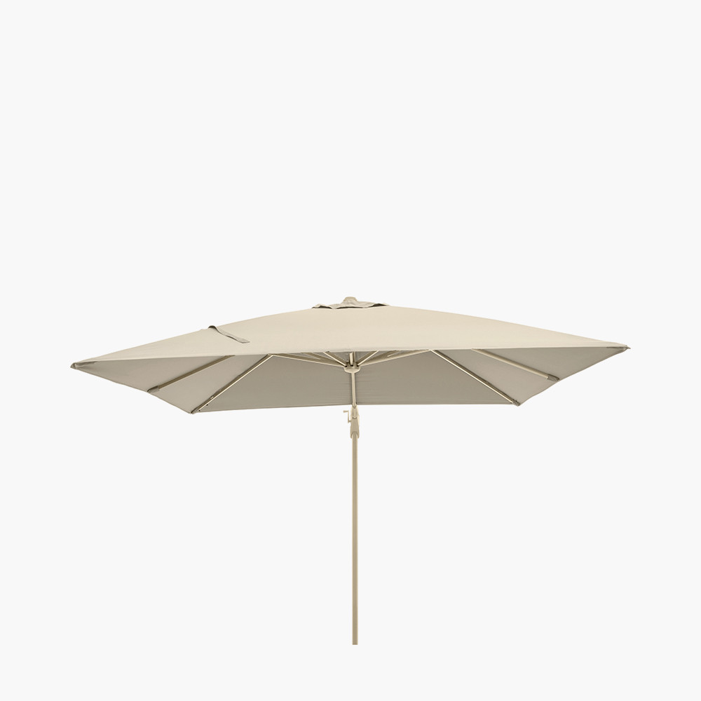 Champagne Glow Garden Parasol and Base