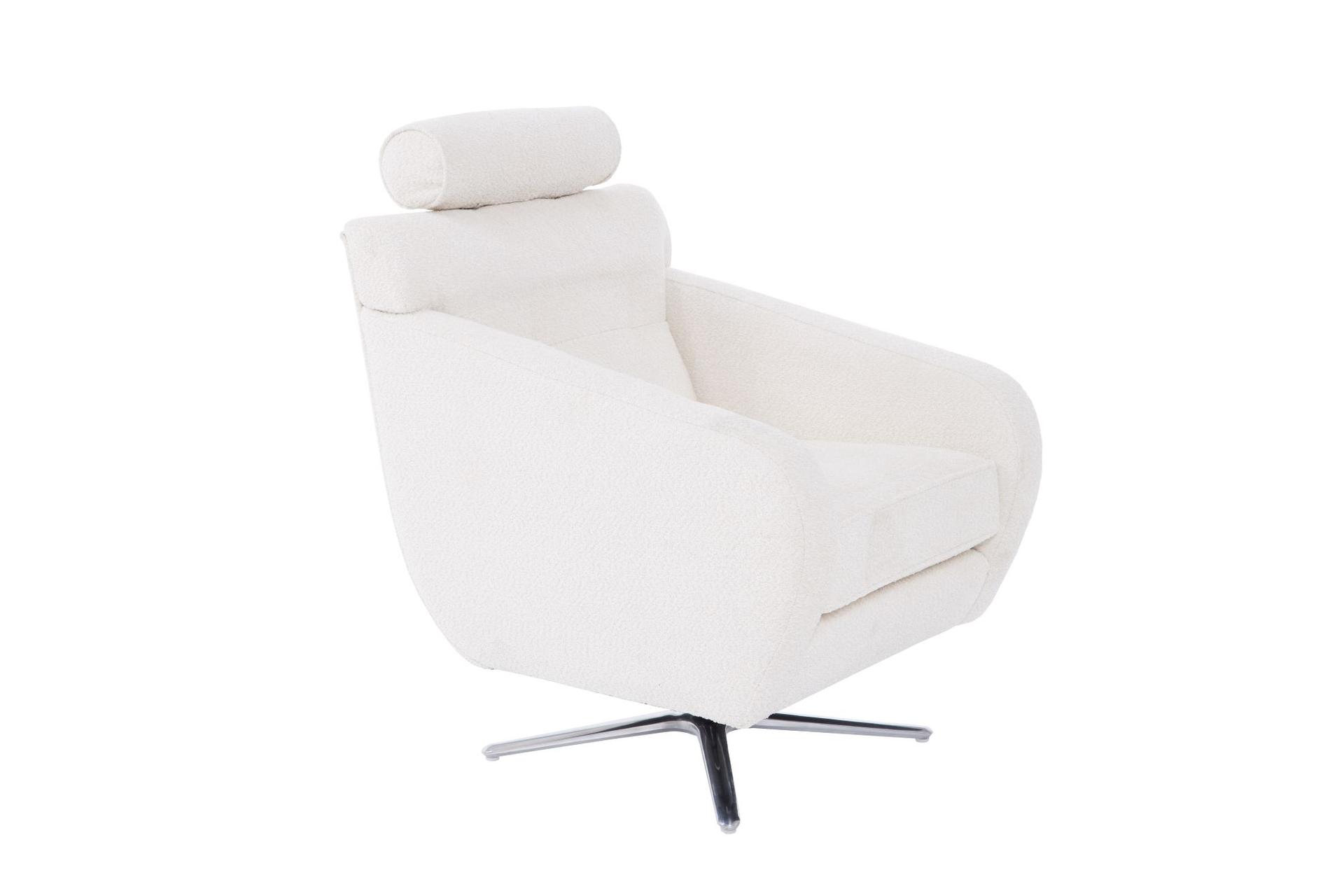 Bianca Magnus Swivel Chair Chalk Bjorn