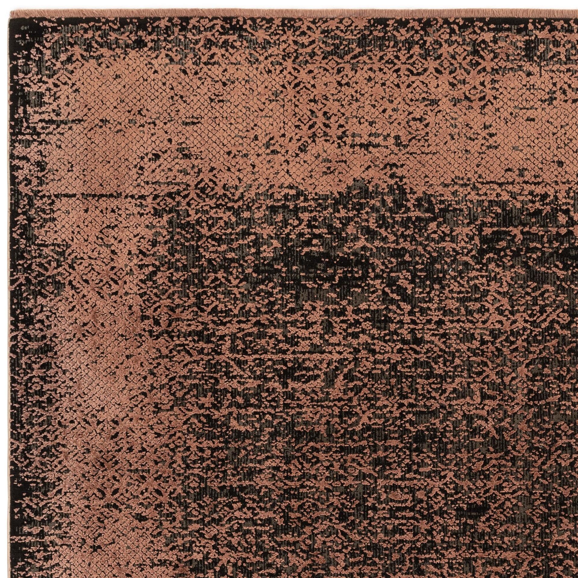 Elodie Rug Terracotta/Black