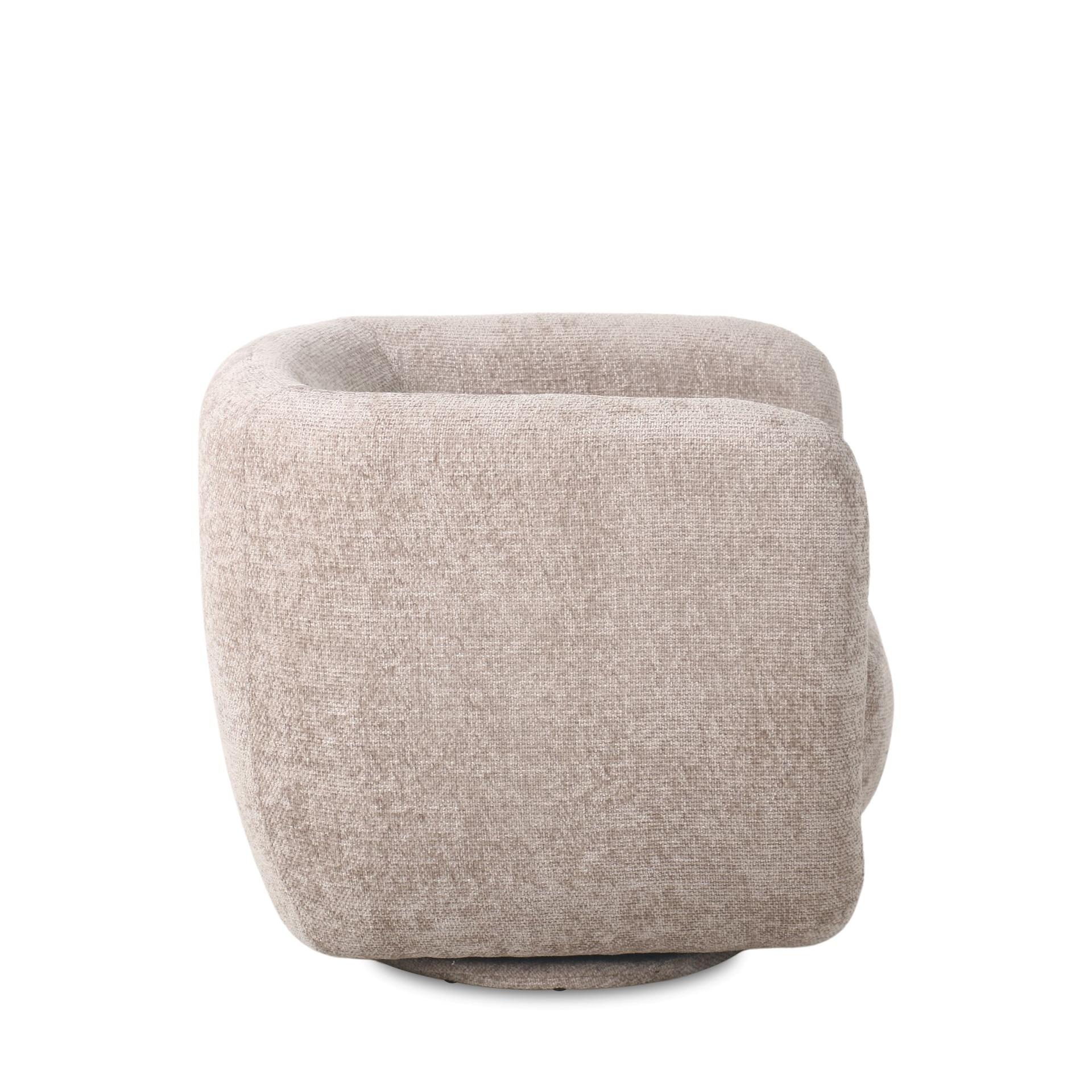 Arken Swivel Chair Beige