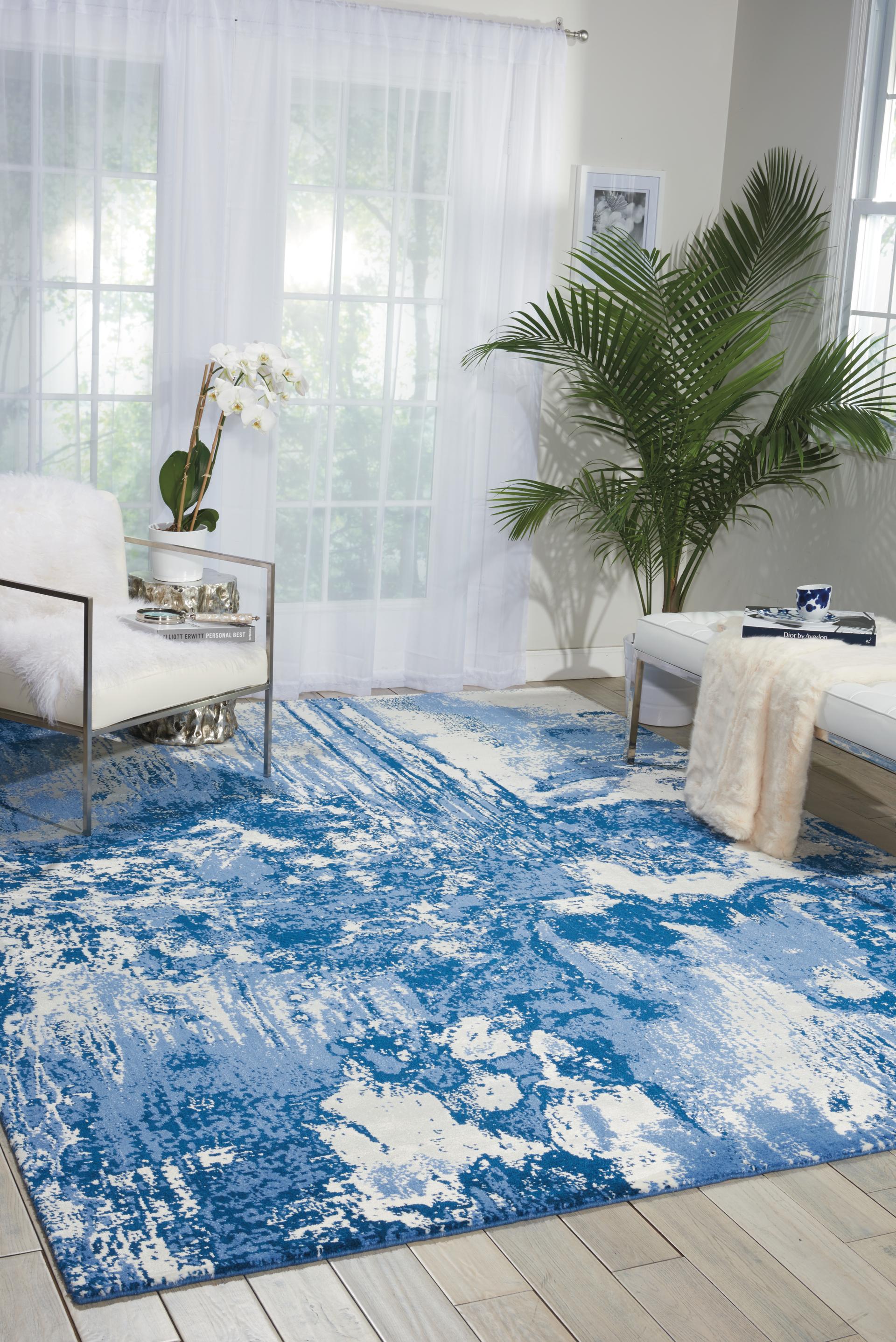 Twilight TWI24 Blue Ivory Rug