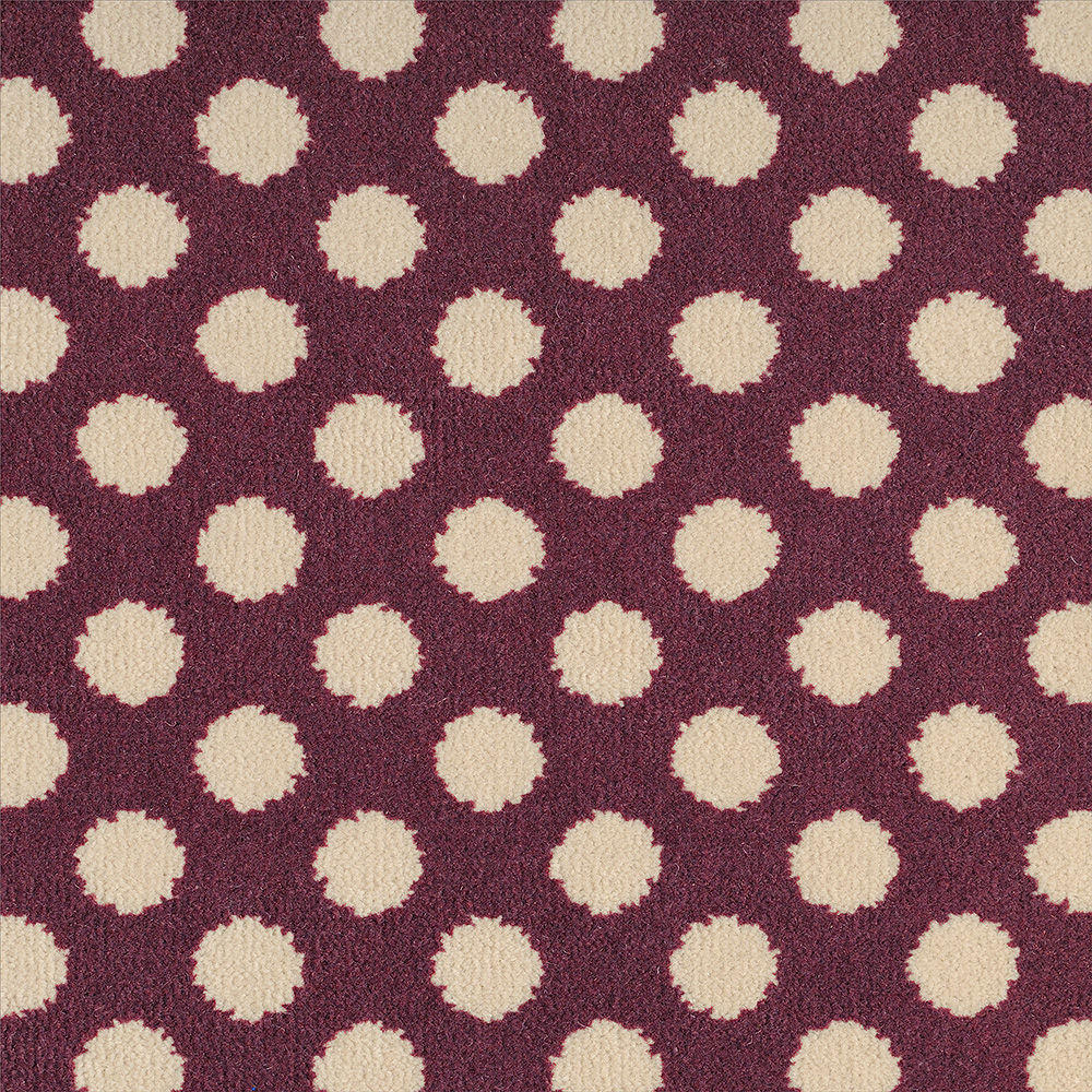 Quirky Spotty - Damson 7141