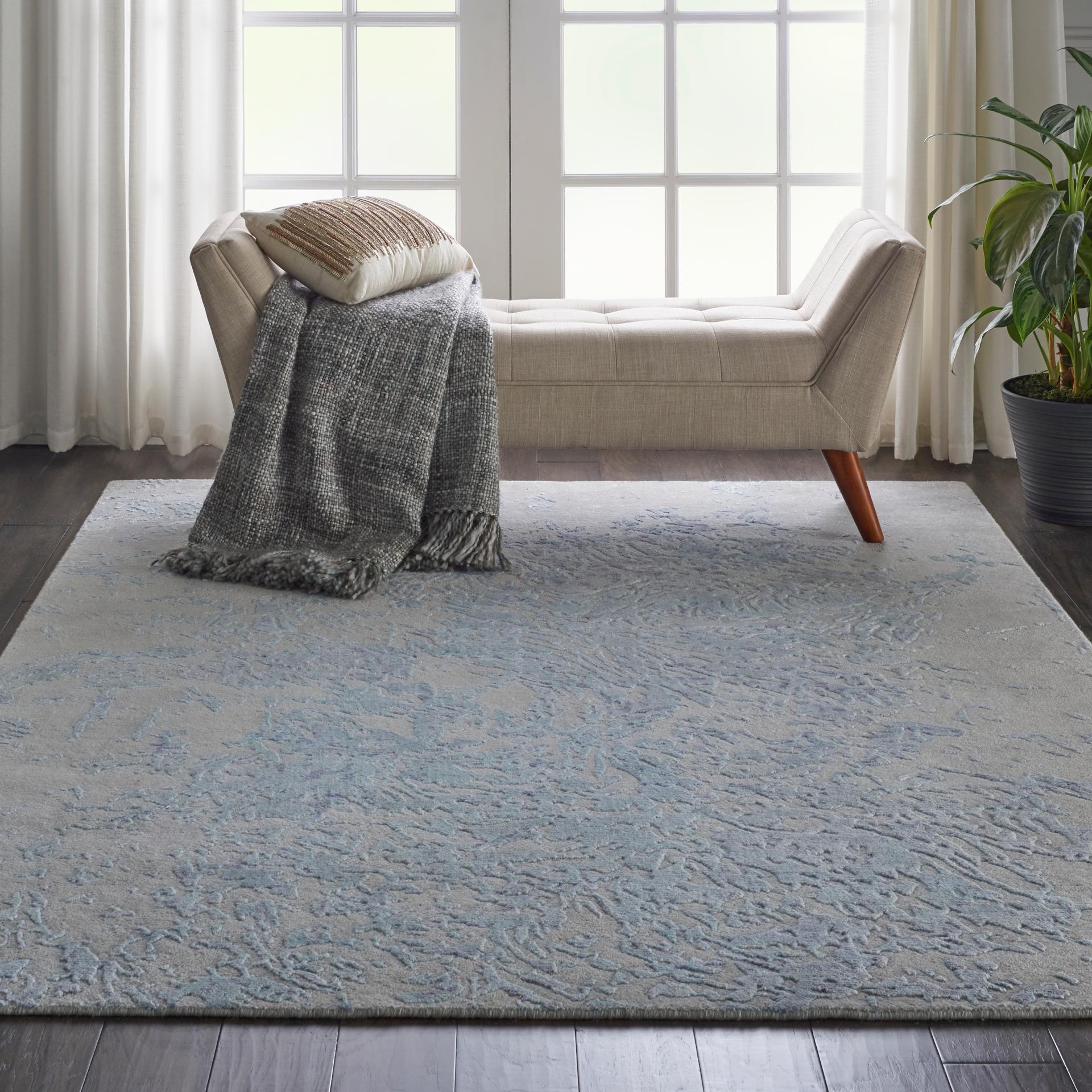 Silk Shadows SHA18 Grey Blue Rug