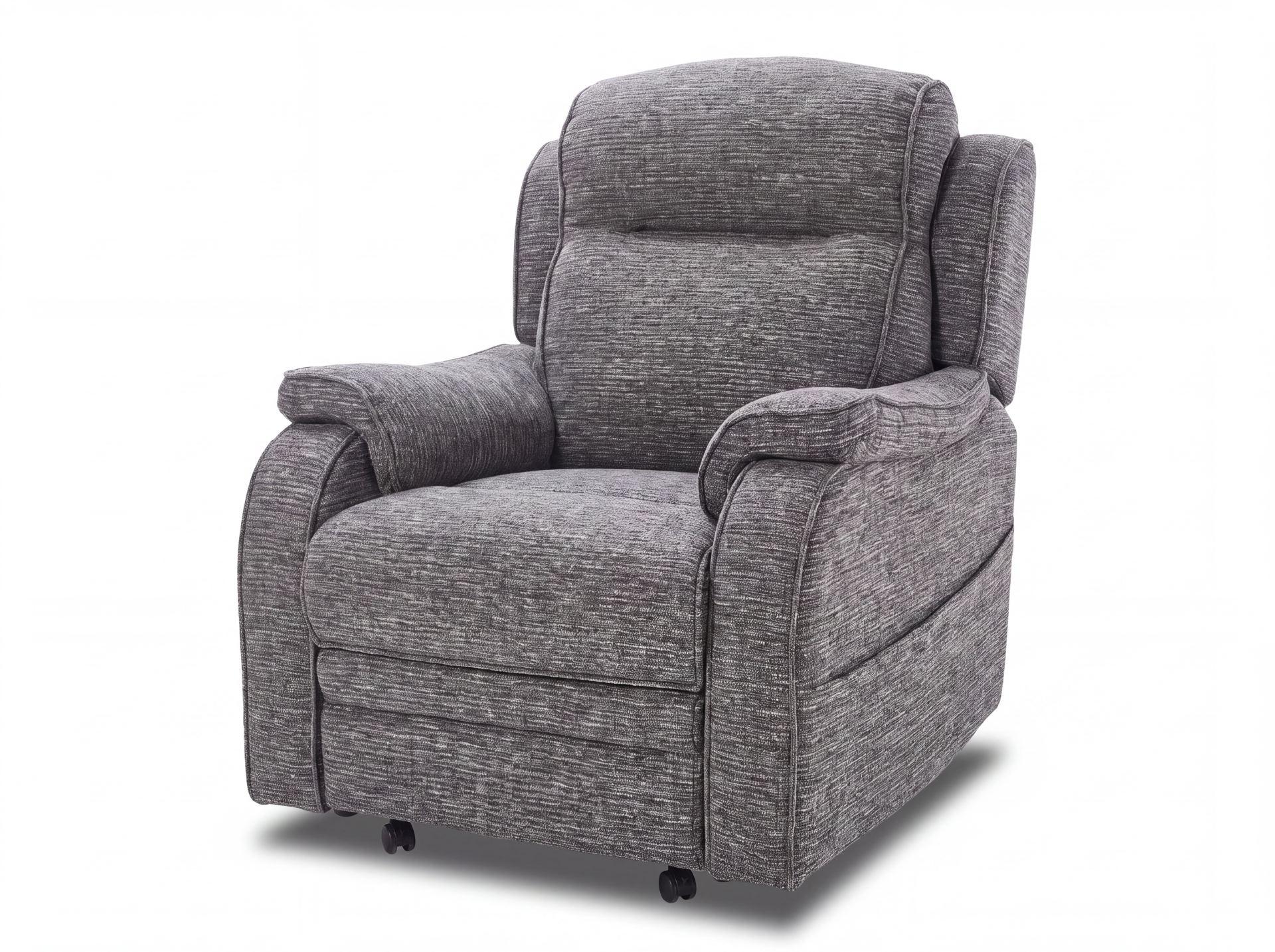Boston Power Rise and Recline Armchair Waffle Slate