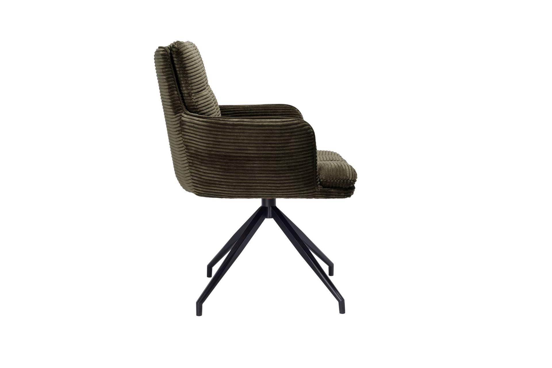 Arthur Swivel Dining Chair Green