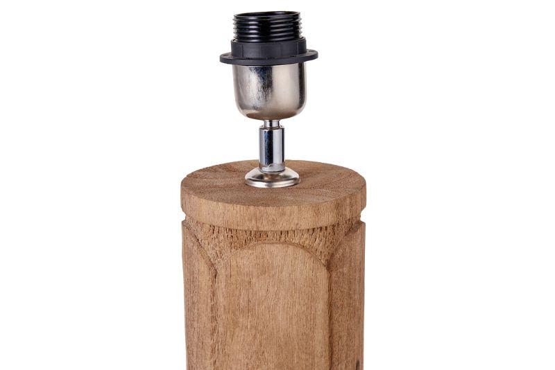 Ellia Natural Wood Tall Table Lamp