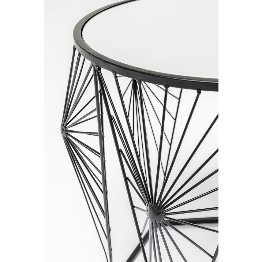 Cobweb Black Side Table Set of 2