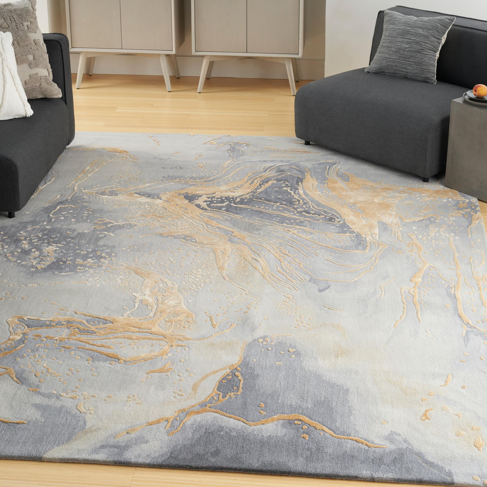 Prismatic Rug PRS28 Grey Gold