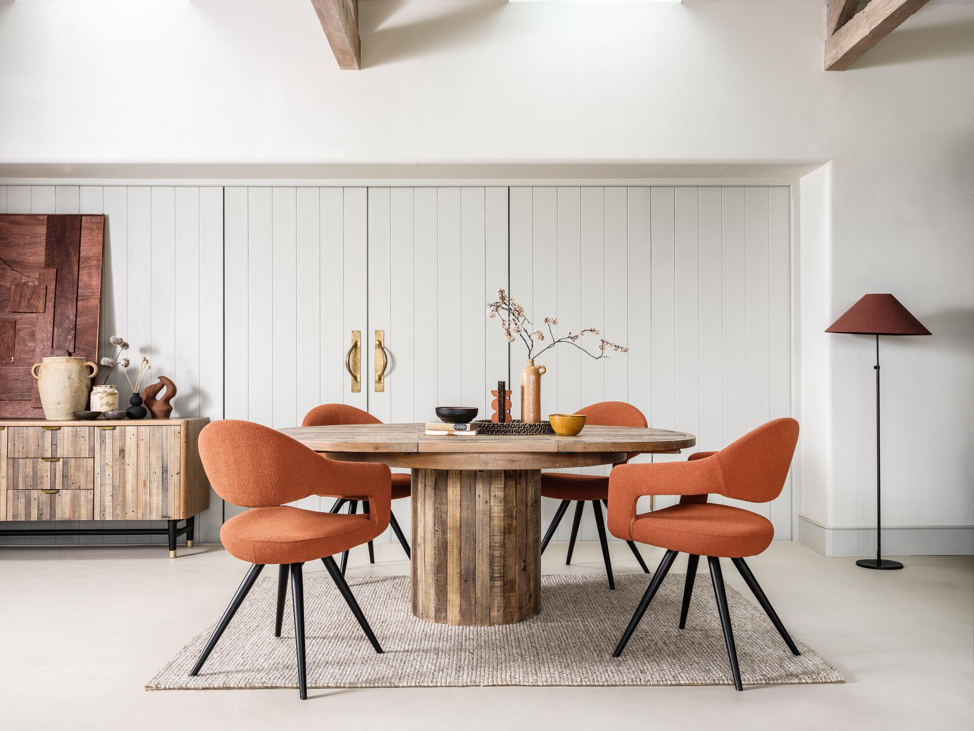 Turin Extending Round Dining Table