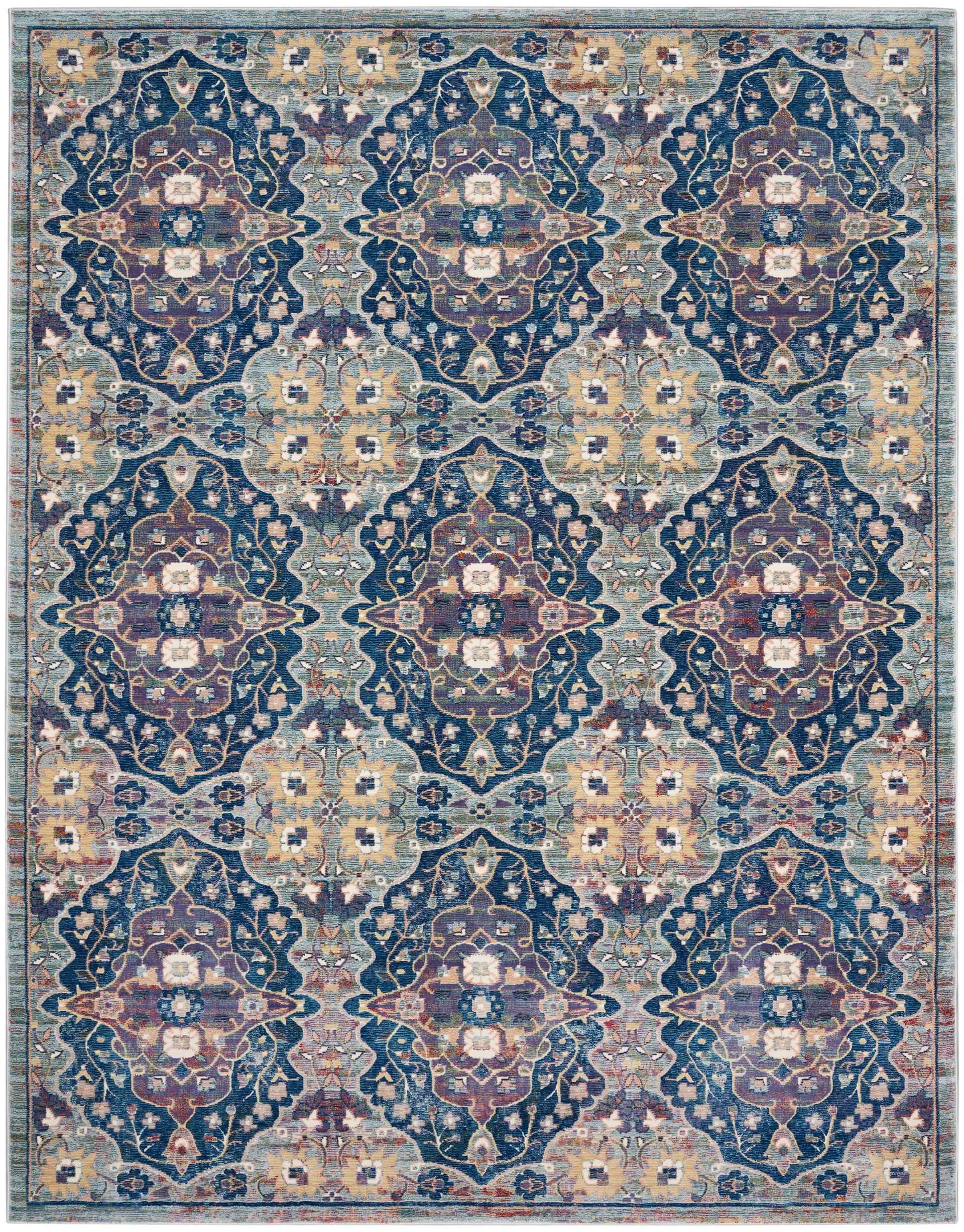 Ankara Global Rug ANR16 Navy/Multicolour