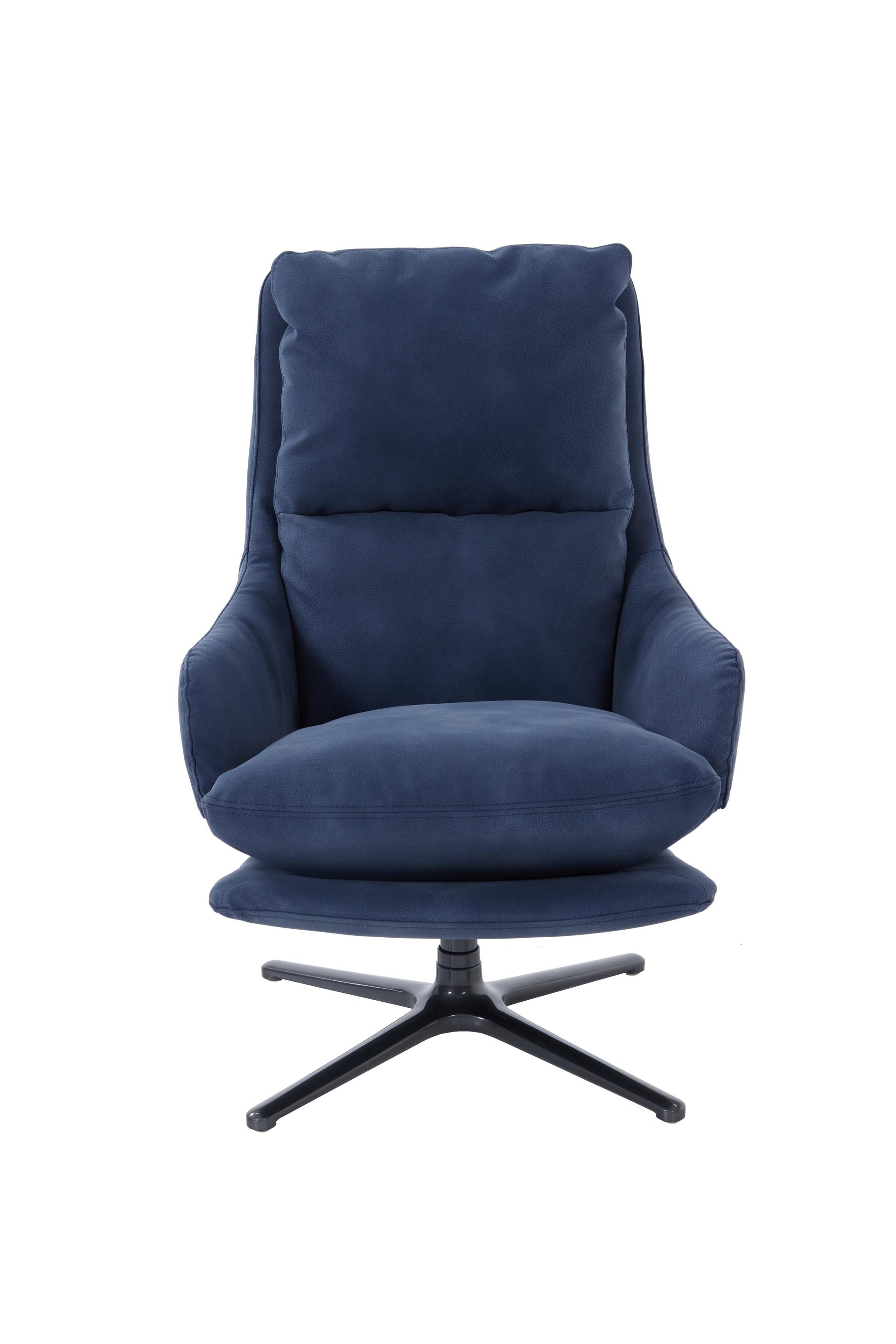 Compton Swivel Chair Navy Caseys Furniture
