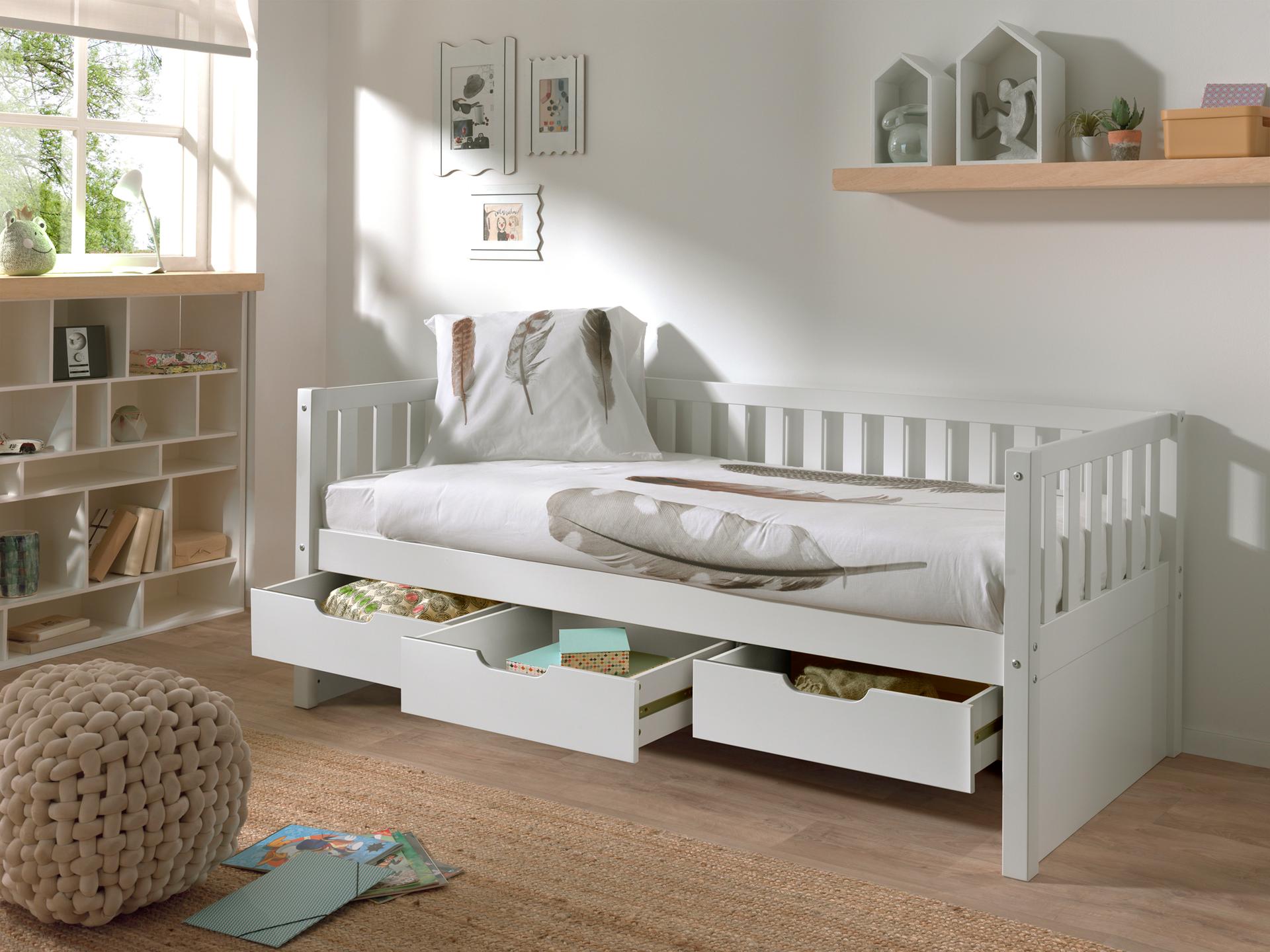 Zoe Captain Bed White