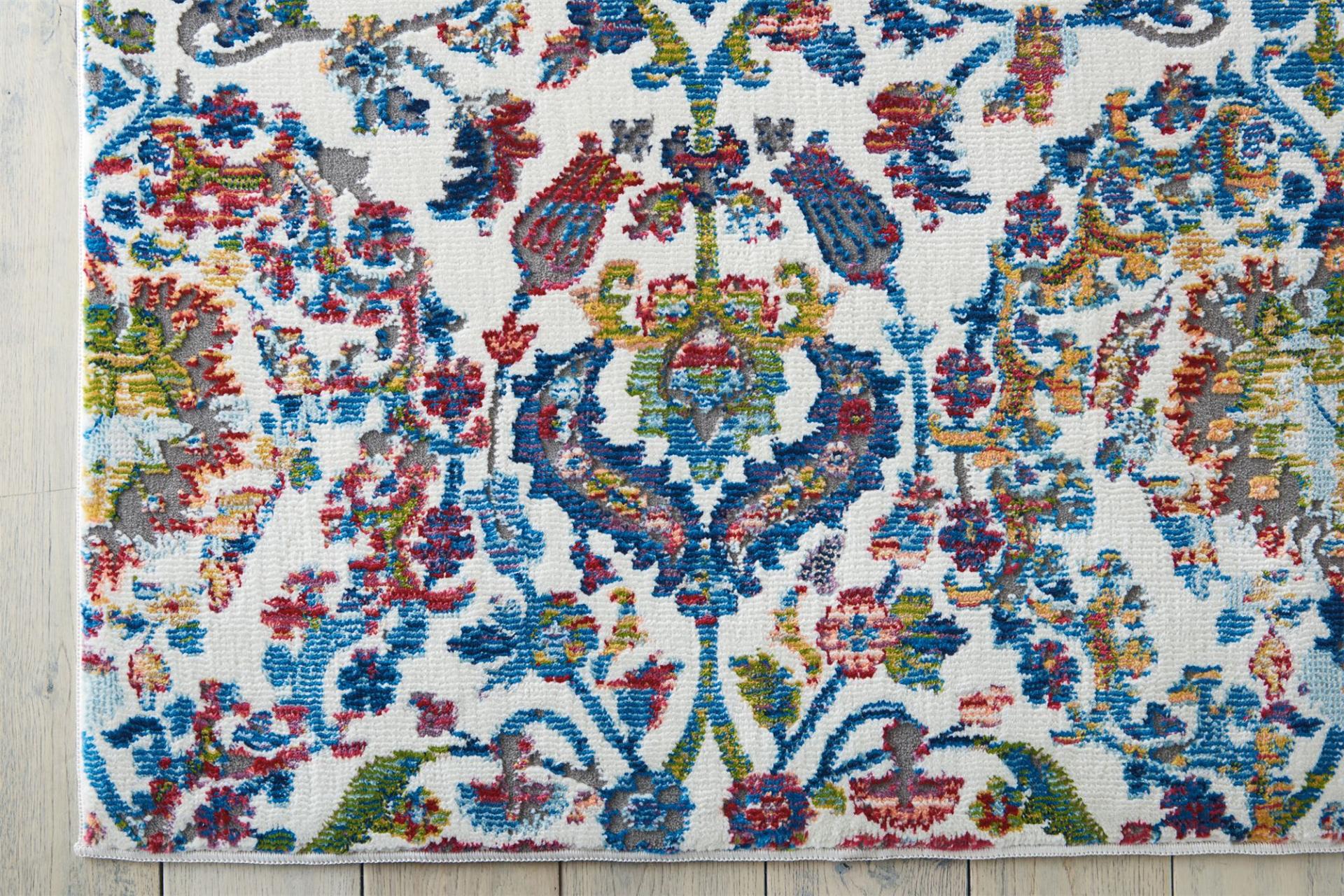 Ankara Global Rug ANR06 Ivory Blue