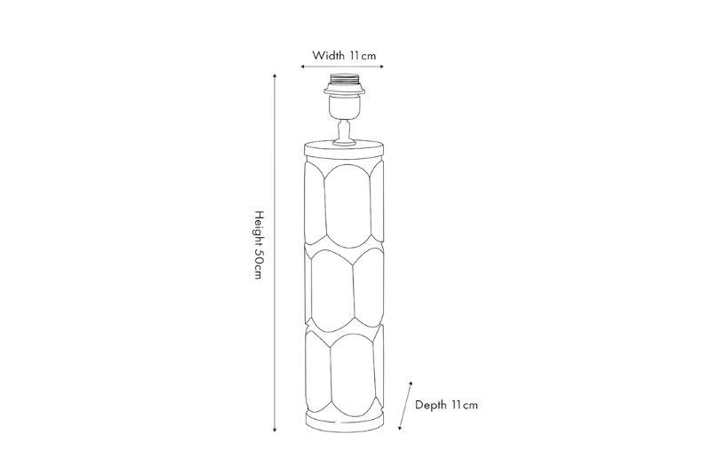 Ellia Natural Wood Tall Table Lamp