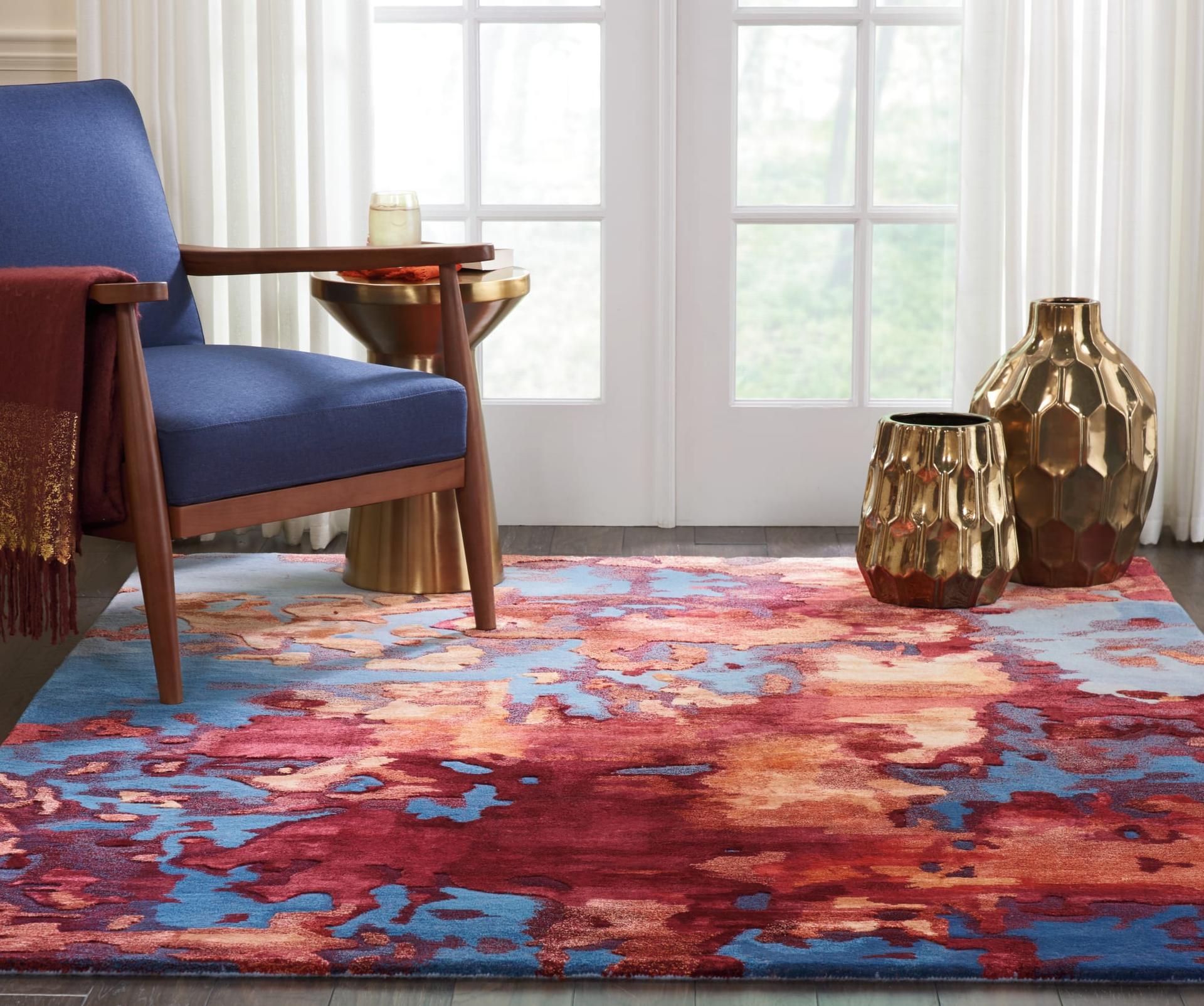 Prismatic Rug PRS13 Blue Flame