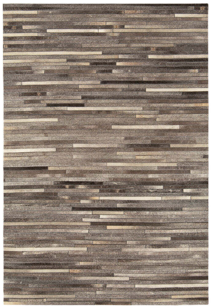 Gaucho Rug Dark Grey Stripe