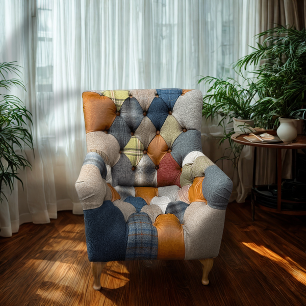 Reginald Bamford Club Patchwork Armchair