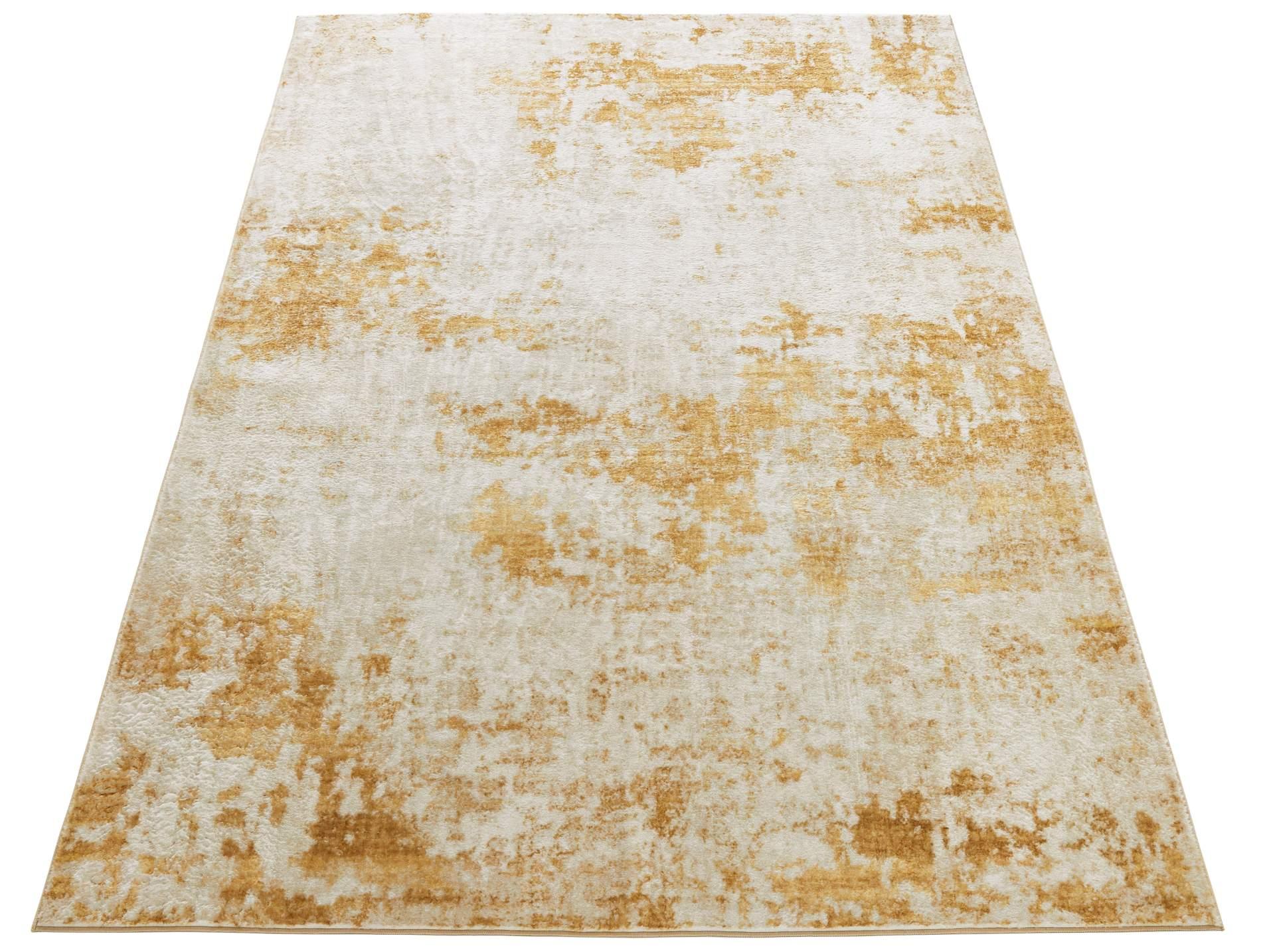 Concept Looms LUX12 Washable Rug Light Gold