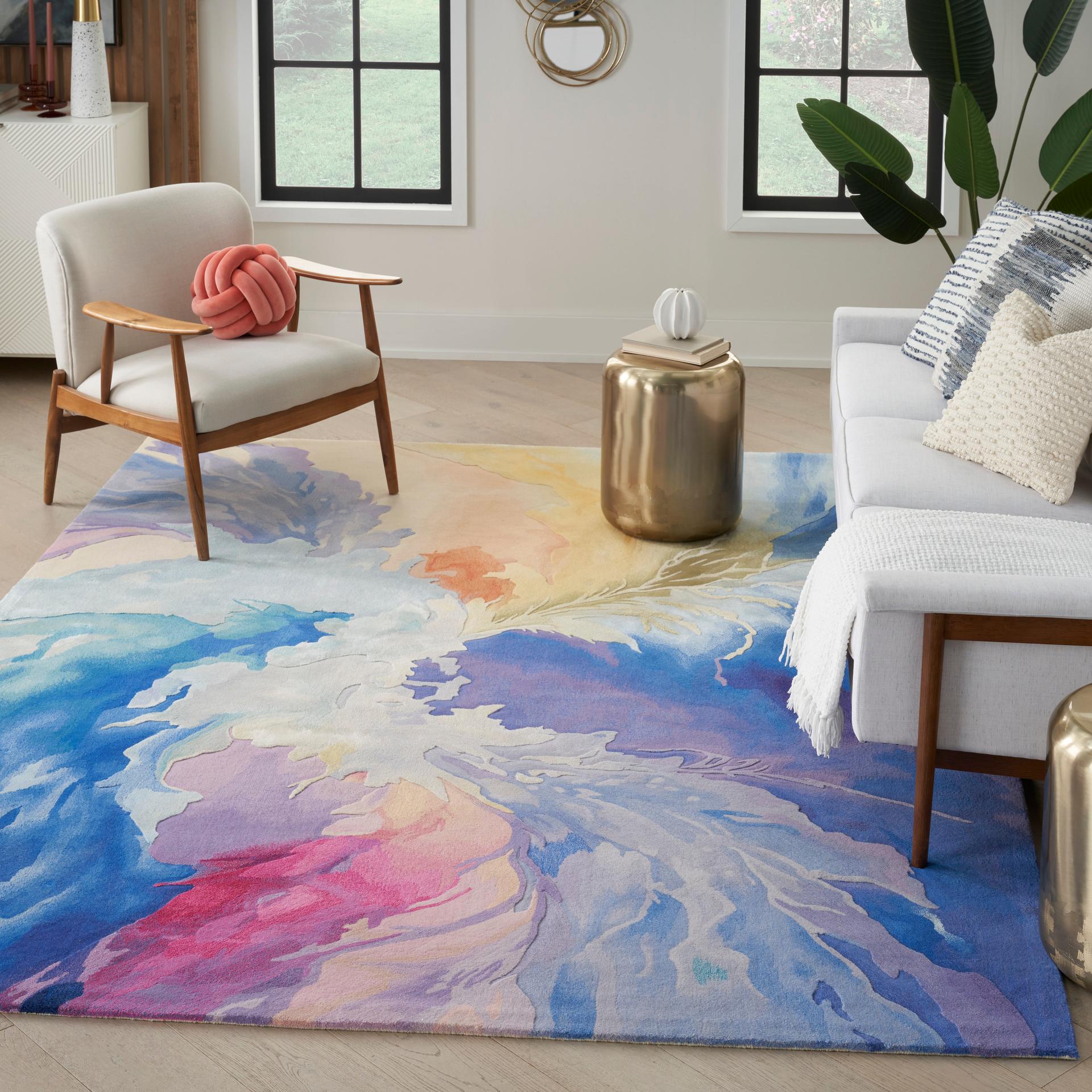 Prismatic Rug PRS37 Blue Multicolour