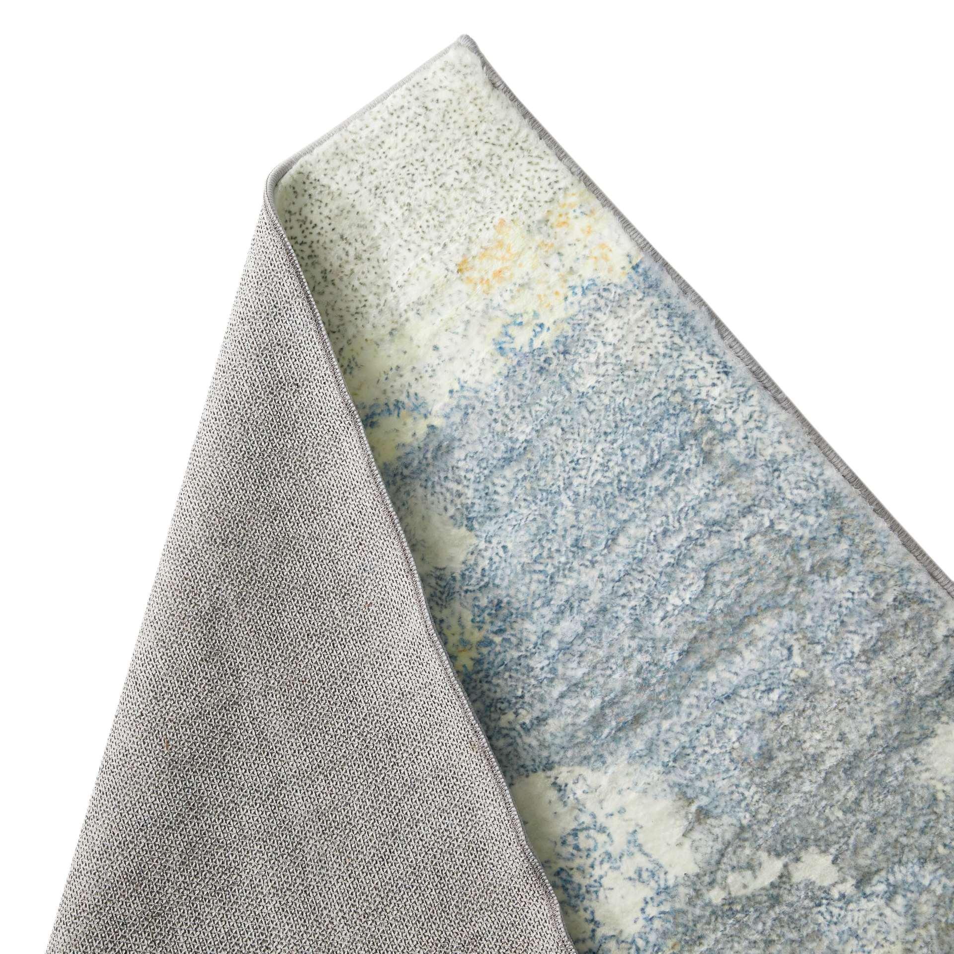 Concept Looms LUX10 Washable Rug Grey Yellow