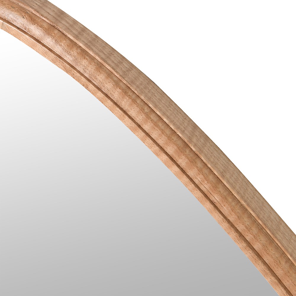 Teardrop Natural Oak Mirror