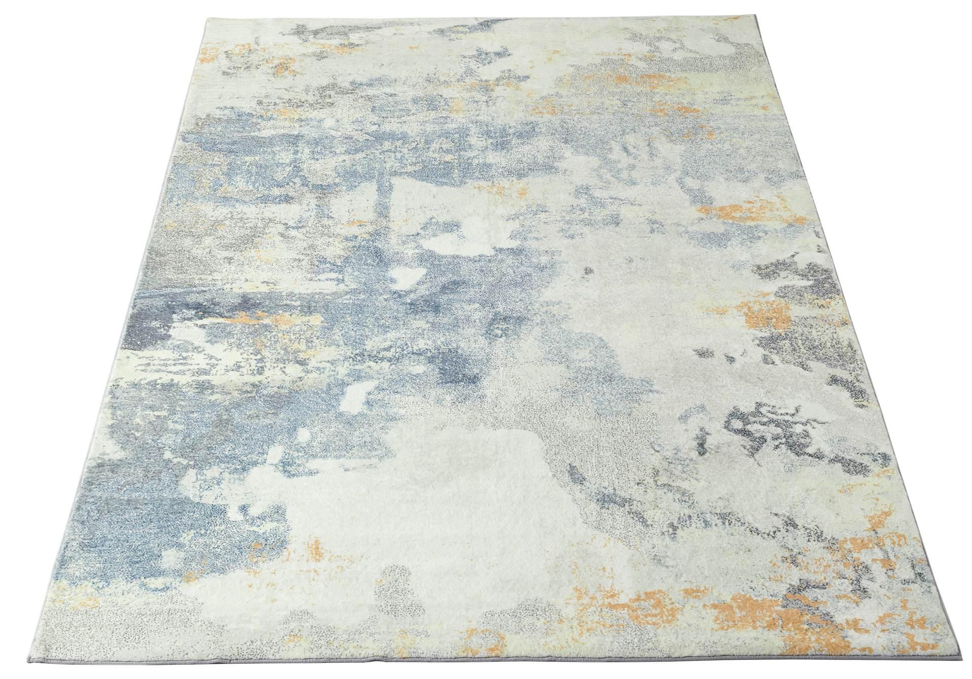 Concept Looms LUX10 Washable Rug Grey Yellow