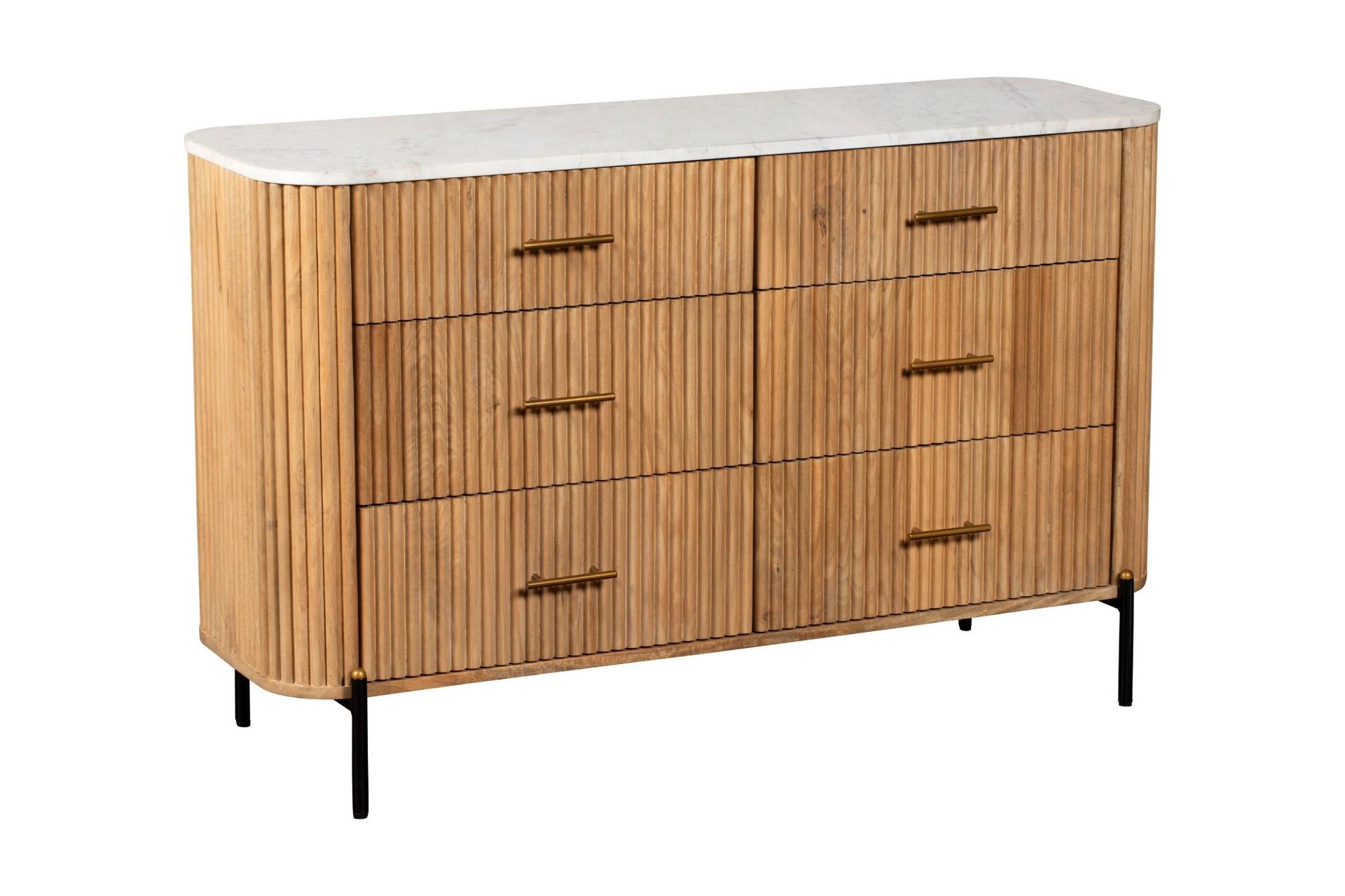 Lille 6 Drawer Wide Chest