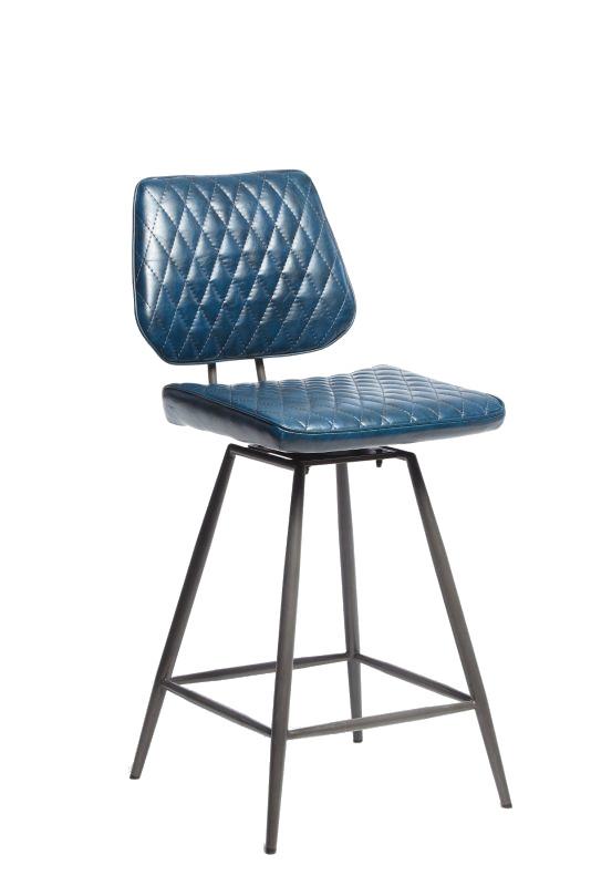 Dark Blue Isabella Bar Stool