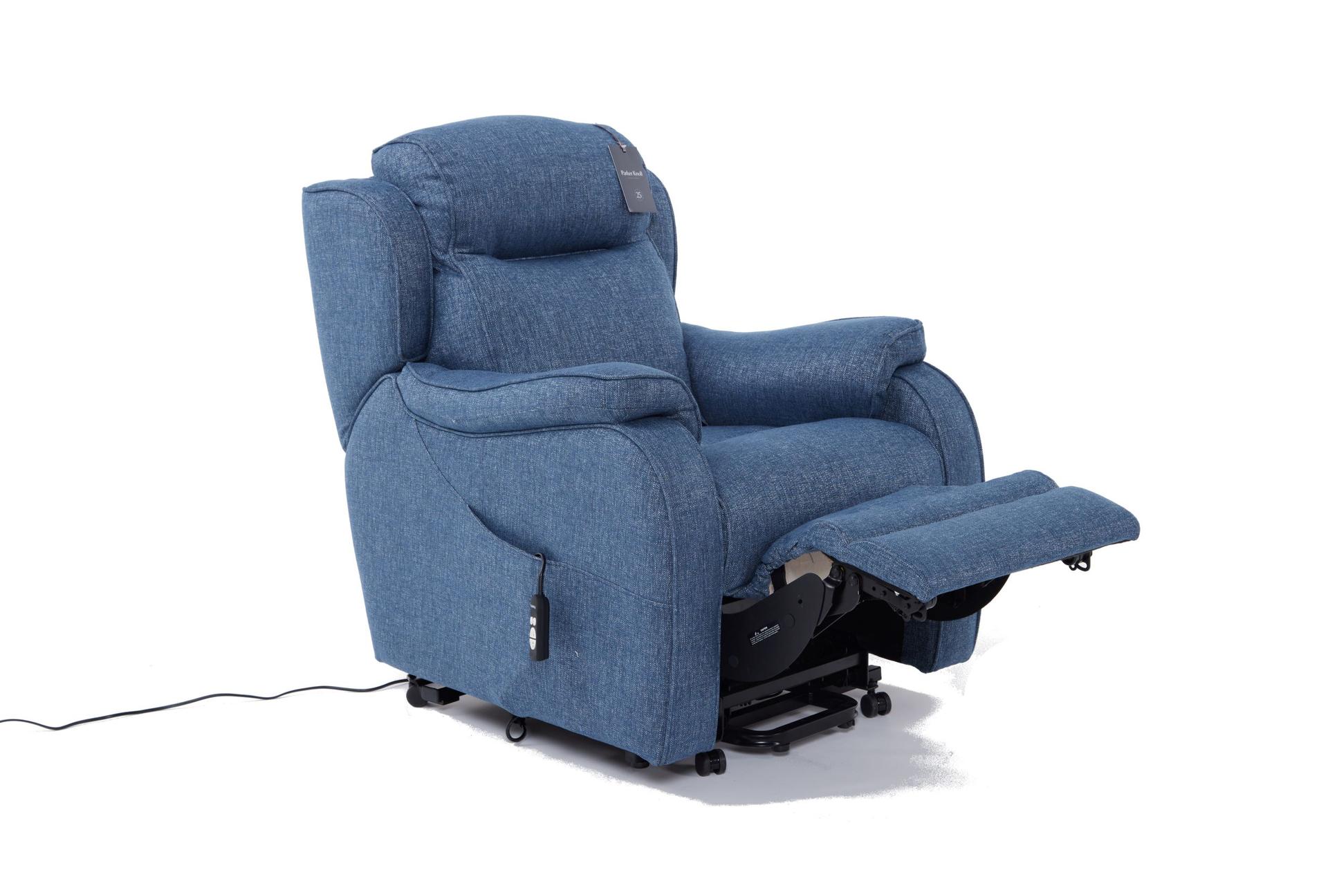 Boston Rise and Recline Armchair Carton Navy