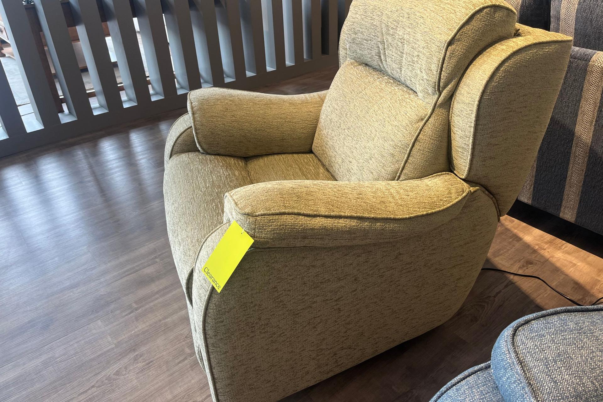 Boston Armchair Power Recliner - Clearance Limerick