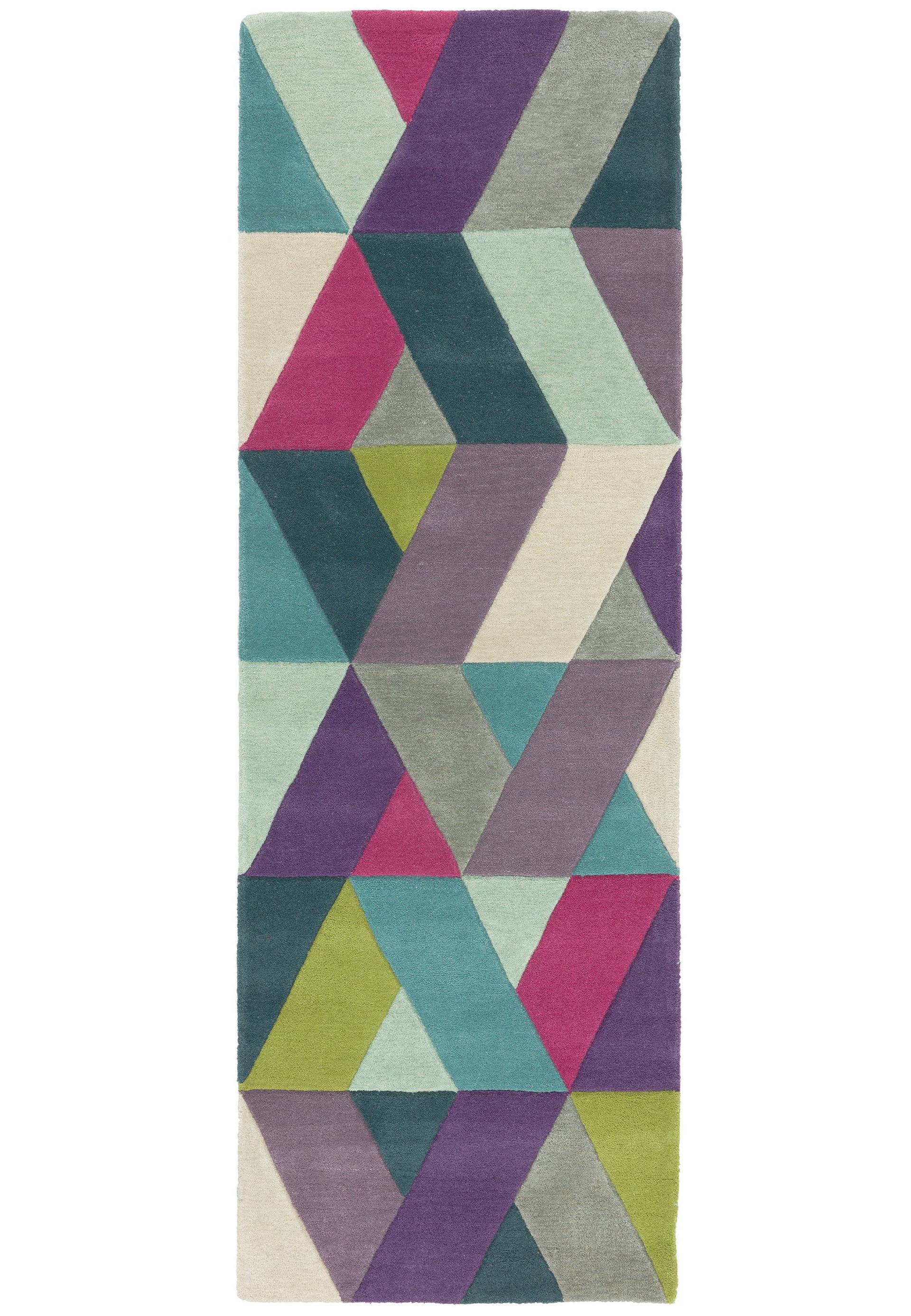 Funk Rug Chevron Blue Green