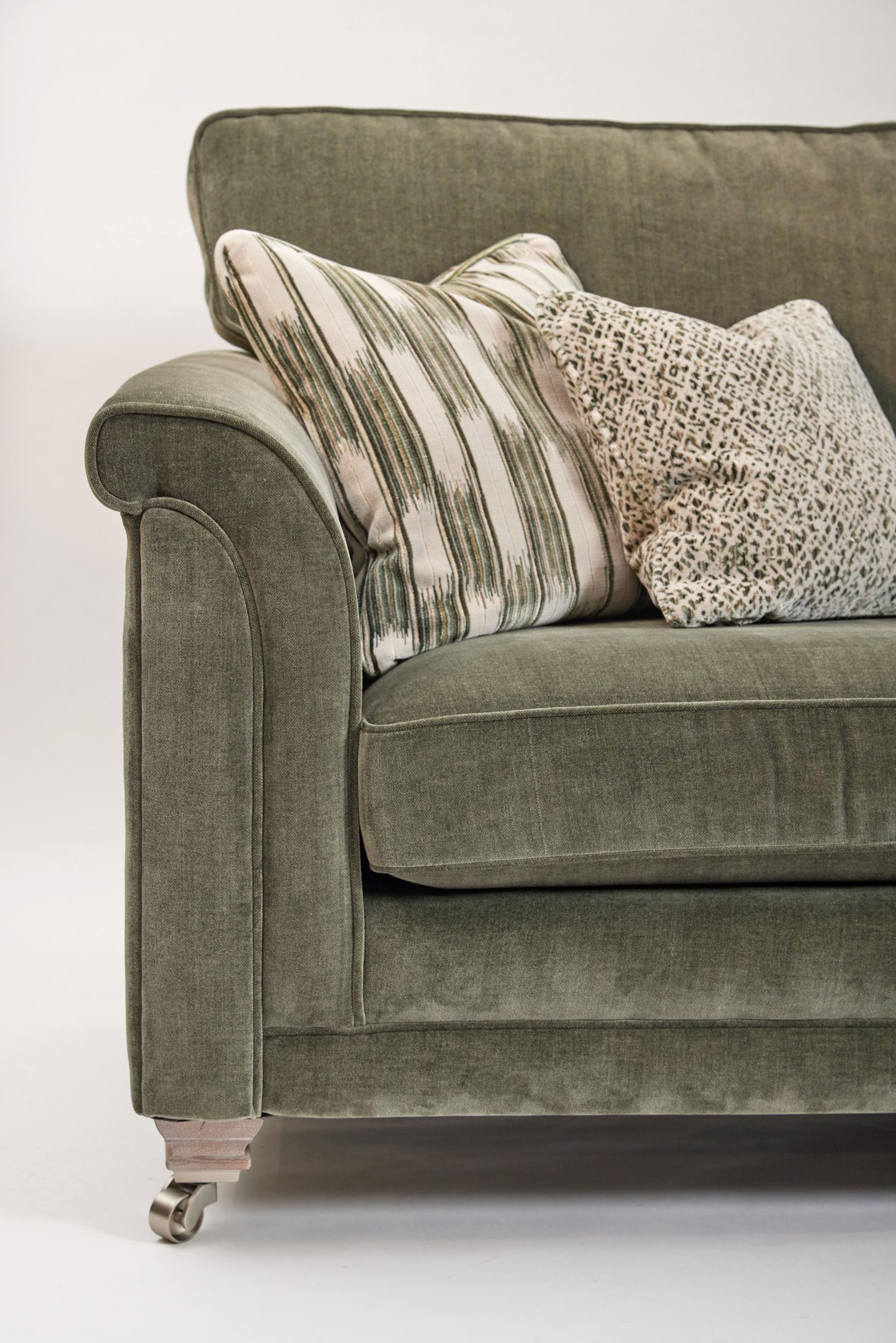 Elton Grand Sofa Sage Plain