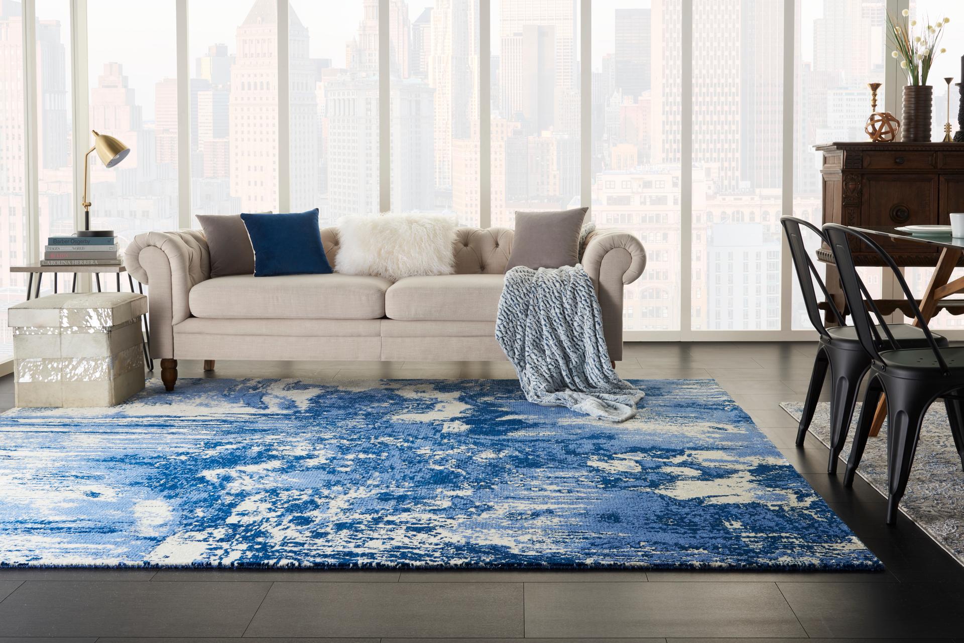 Twilight TWI24 Blue Ivory Rug